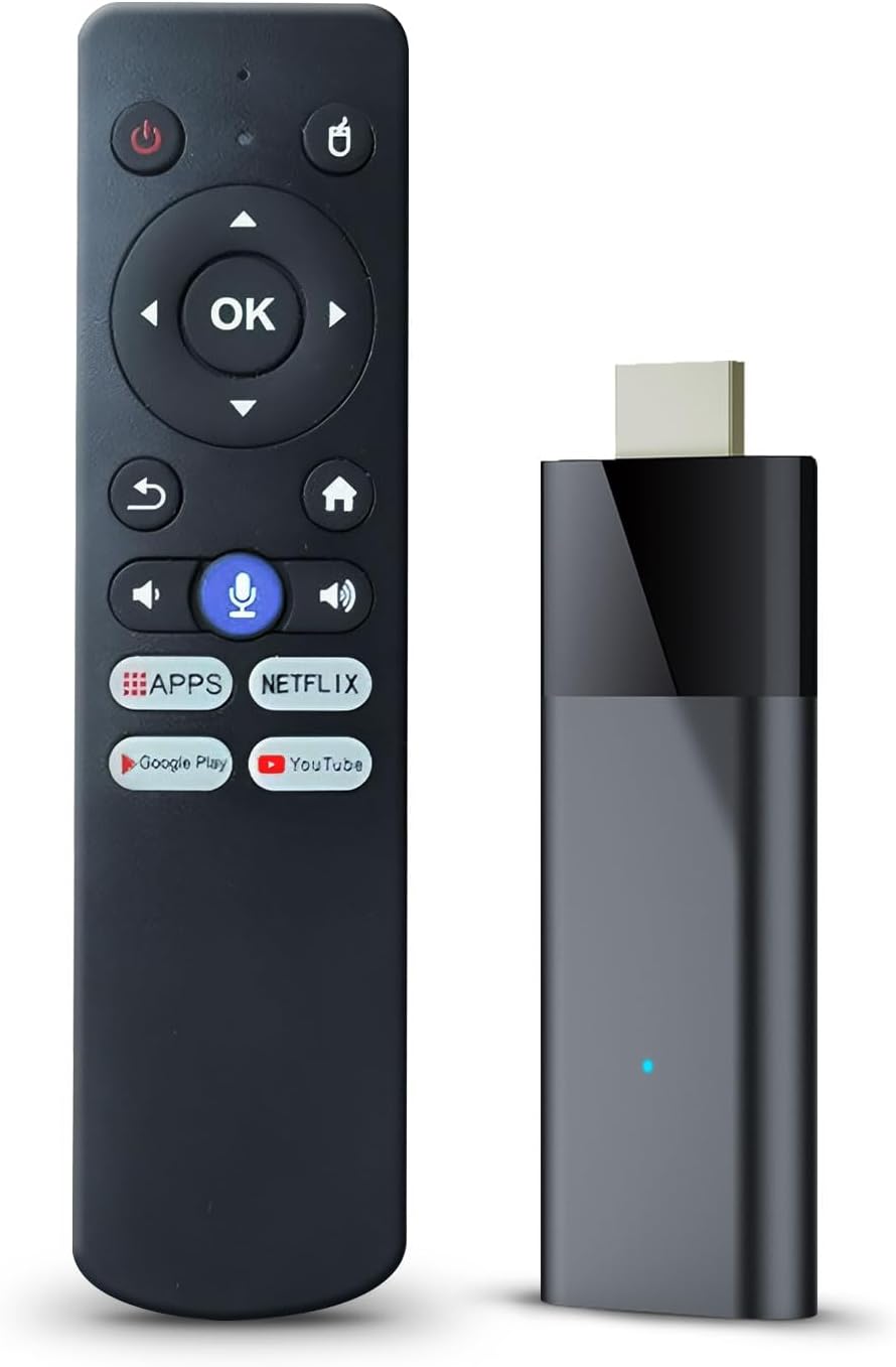 BL Android TV Stick 4K, 2025 Android TV Stick 10.0 2GB RAM 16GB ROM, Tv Stick 4K Ultra HD H313 CPU Supports 2.4G/5G Wi-Fi Bluetooth 5.0 USB HDR10 with Bluetooth Voice Remote Control BL Android TV Stick 4K, 2025 Android TV Stick 10.0 2GB RAM 16GB ROM, Tv Stick 4K Ultra HD H313 CPU Supports 2.4G/5G Wi-Fi Bluetooth 5.0 USB HDR10 with Bluetooth Voice Remote Control