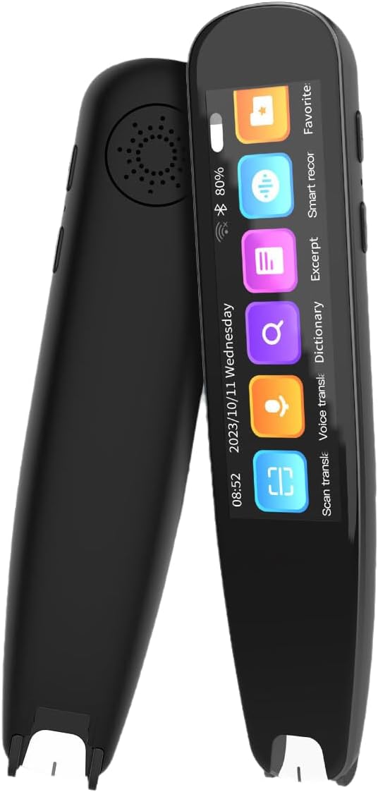 131 Language Translator Device, Scan Reader Translation Pen, Instant Real Time Voice Translator, 3H Smart Recording Pen, Pocket Electronic Dictionary for Class Travel Business, S6 Pro 131 Language Translator Device, Scan Reader Translation Pen, Instant Real Time Voice Translator, 3H Smart Recording Pen, Pocket Electronic Dictionary for Class Travel Business, S6 Pro