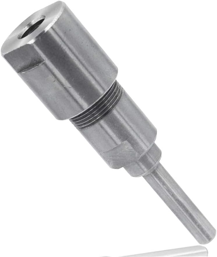 Yakamoz 1/4 Inch Shank Router Collet Extension Milling Cutter Bit Rod Chuck Extender Adapter Extends an Additional 2-1/4″ for 1/4″ Router Bits Only Yakamoz 1/4 Inch Shank Router Collet Extension Milling Cutter Bit Rod Chuck Extender Adapter Extends an Additional 2-1/4″ for 1/4″ Router Bits Only