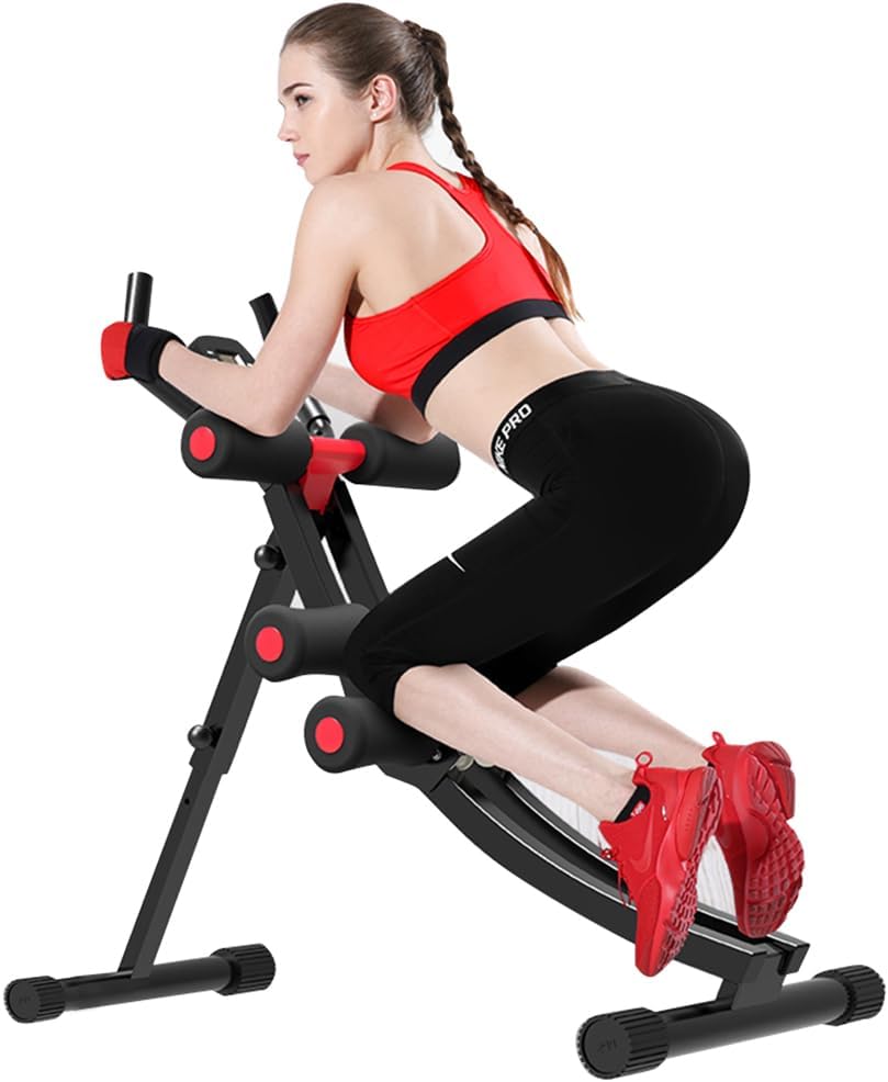 Fitlaya Fitness Core & Abdominal Trainers AB Workout Machine Home Gym Strength Training Ab Cruncher Foldable Fitness Equipment Fitlaya Fitness Core & Abdominal Trainers AB Workout Machine Home Gym Strength Training Ab Cruncher Foldable Fitness Equipment