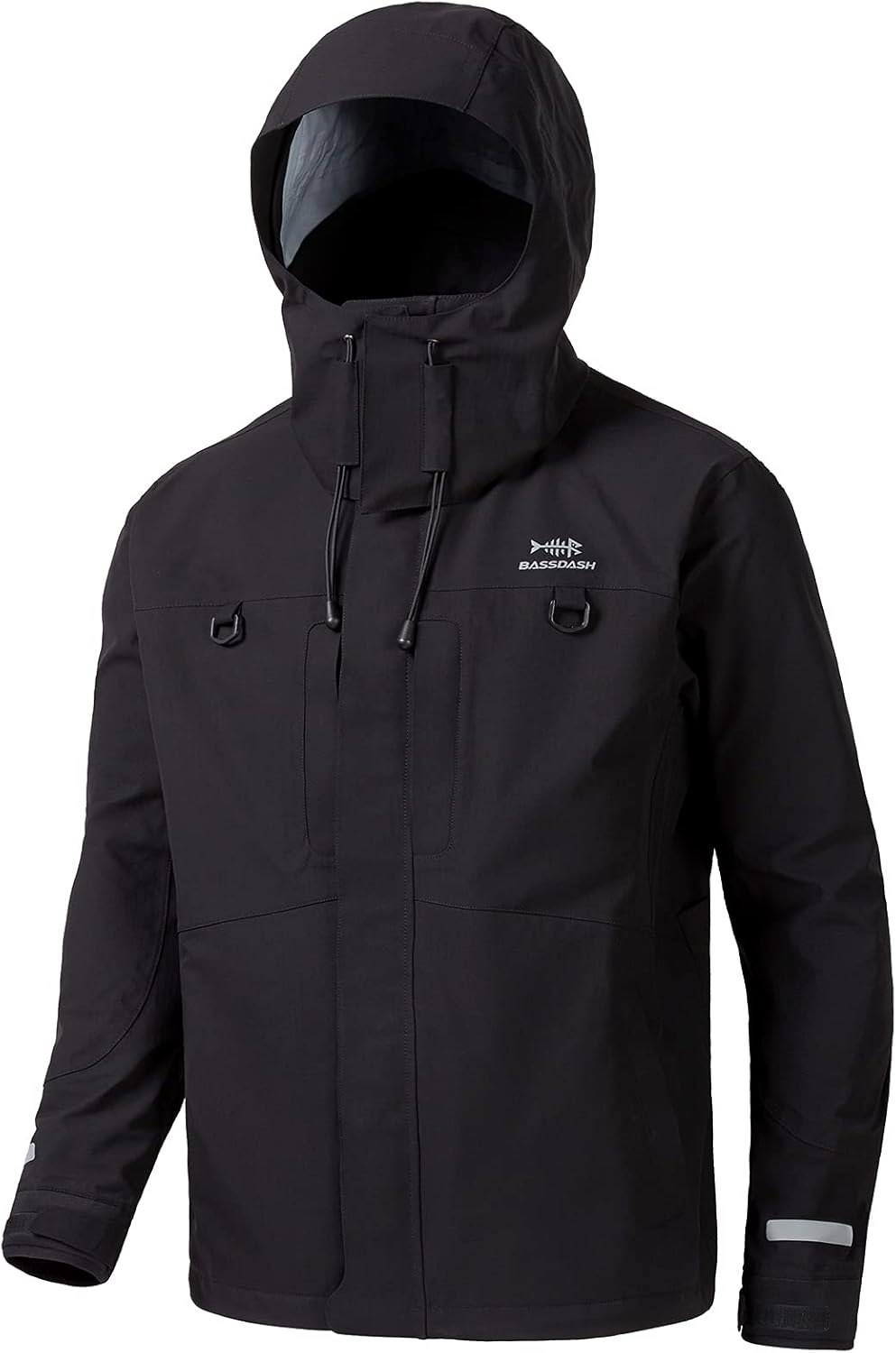 BASSDASH Valor Waterproof Fishing Jackets for Men Women Breathable Windproof Rain Jacket BASSDASH Valor Waterproof Fishing Jackets for Men Women Breathable Windproof Rain Jacket