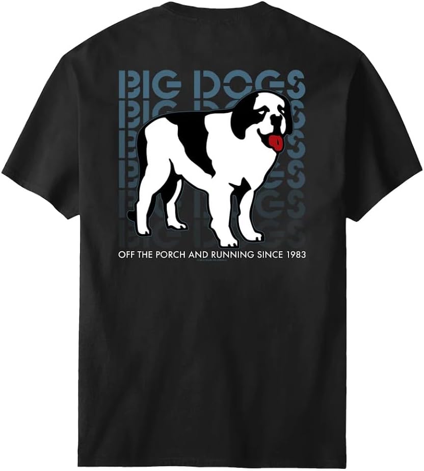 Big Dogs Brand Run with The T Shirt | Big and Tall Shirts for Men | Graphic Tees Men | Sizes Med-6x Big Dogs Brand Run with The T Shirt | Big and Tall Shirts for Men | Graphic Tees Men | Sizes Med-6x