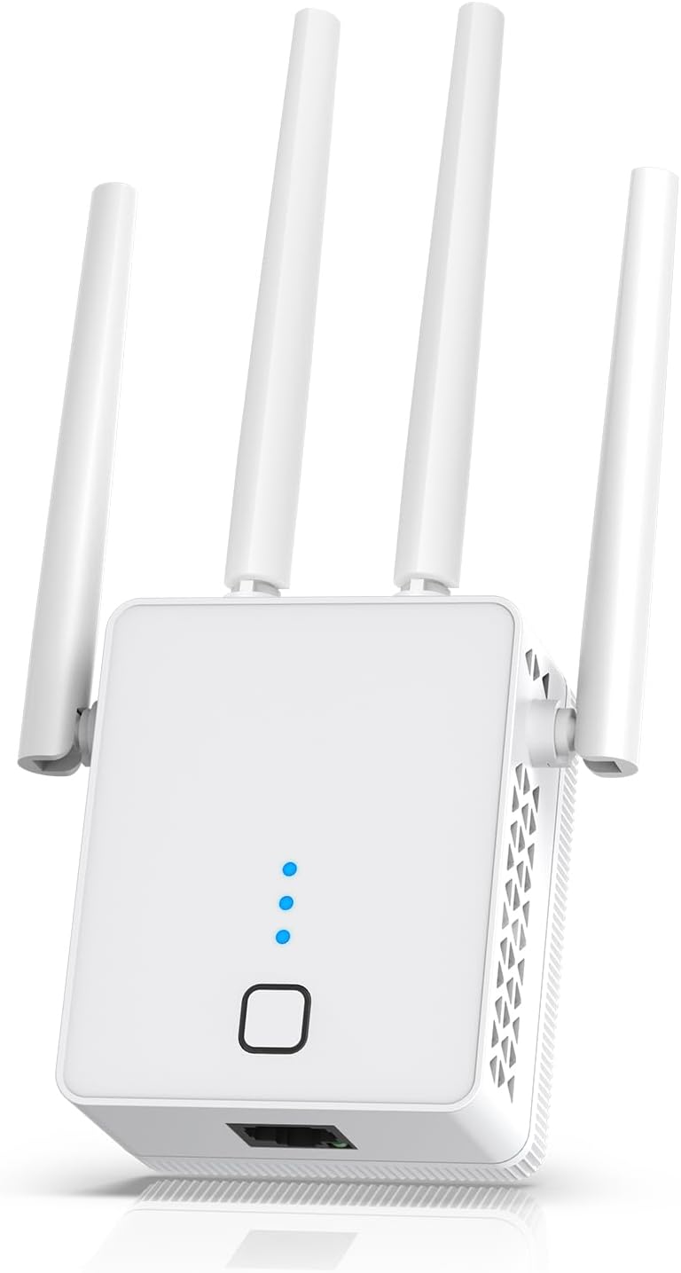WiFi Extender, 2025 Fastest WiFi Booster 1200Mbps Dual Band (5GHz/2.4GHz) WiFi Extenders Signal Booster for Home, WiFi Repeater with Ethernet Port Covers up to 10000sq. ft and 55 Devices WiFi Extender, 2025 Fastest WiFi Booster 1200Mbps Dual Band (5GHz/2.4GHz) WiFi Extenders Signal Booster for Home, WiFi Repeater with Ethernet Port Covers up to 10000sq. ft and 55 Devices