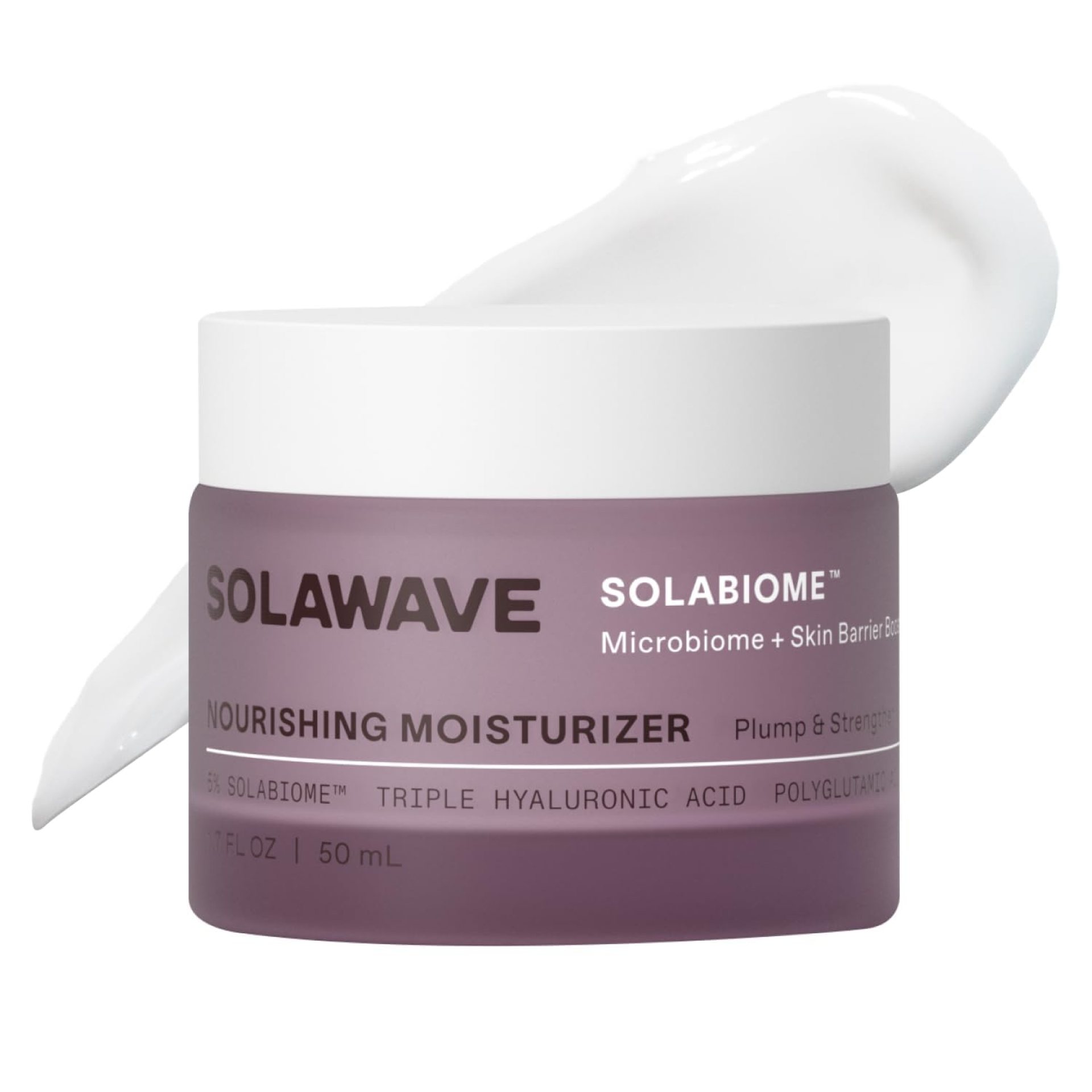 SolaWave Nourishing Moisturizer Face Cream – Peptide & Hyaluronic Acid Cream with Solabiome Probiotic Barrier Booster – Gel Moisturizer Face Cream Korean Skin Care for Aging & Dryness, 1.7 Oz. SolaWave Nourishing Moisturizer Face Cream – Peptide & Hyaluronic Acid Cream with Solabiome Probiotic Barrier Booster – Gel Moisturizer Face Cream Korean Skin Care for Aging & Dryness, 1.7 Oz.