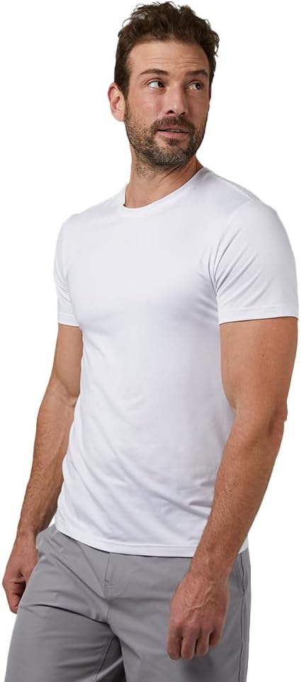32 Degrees Men’s Cool Classic Crew T-Shirt | Anti-Odor | 4-Way Stretch | Moisture Wicking 32 Degrees Men’s Cool Classic Crew T-Shirt | Anti-Odor | 4-Way Stretch | Moisture Wicking