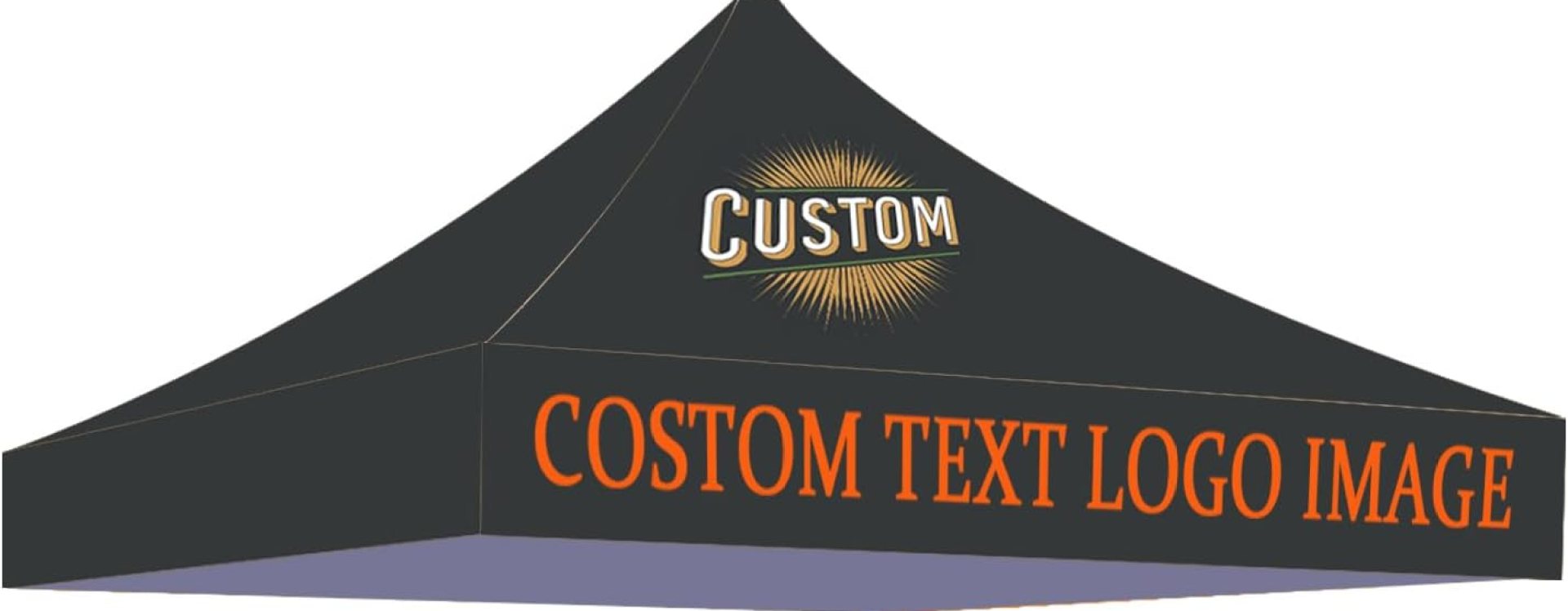 Custom Canopy Top 10×10 with Logo, Personalized Customizable Pop Up Tent Top for Business Events Trade Shows Farmers Markets Sporting Events Camping (10x10ft) Custom Canopy Top 10×10 with Logo, Personalized Customizable Pop Up Tent Top for Business Events Trade Shows Farmers Markets Sporting Events Camping (10x10ft)
