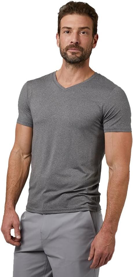 32 Degrees Men’s Cool Classic Vneck T-Shirt | Anti-Odor | 4-Way Stretch | Moisture Wicking 32 Degrees Men’s Cool Classic Vneck T-Shirt | Anti-Odor | 4-Way Stretch | Moisture Wicking