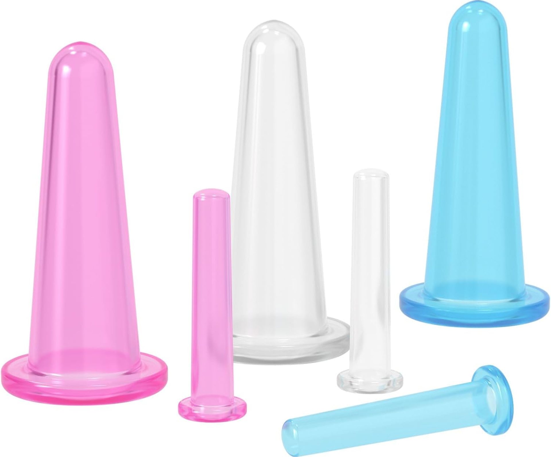 4Pcs Massage Cupping Set Silicone Mini Facial Cups Face Massager Helper Skin Care Neck Back Eyes Massaging Cup Safe to Use, Don’t Worry About Burns Health Care Products (Blue) 4Pcs Massage Cupping Set Silicone Mini Facial Cups Face Massager Helper Skin Care Neck Back Eyes Massaging Cup Safe to Use, Don’t Worry About Burns Health Care Products (Blue)