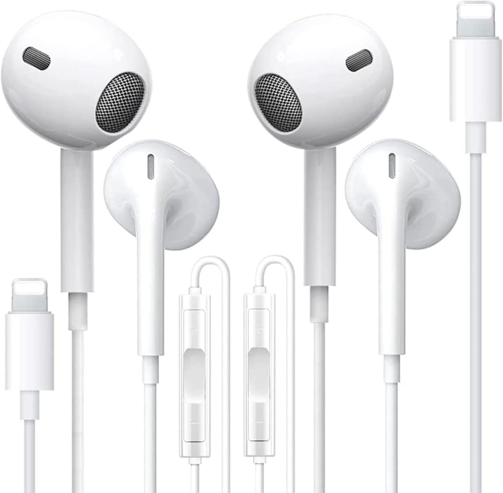 2 Pack Earbuds for iPhone Headphones Wired,Earphones for iPhone(Built in Microphone & Volume Control) in Ear Wired Headphones Earbuds for iPhone 14/13/12/11/8/7 Support All iOS Systems 2 Pack Earbuds for iPhone Headphones Wired,Earphones for iPhone(Built in Microphone & Volume Control) in Ear Wired Headphones Earbuds for iPhone 14/13/12/11/8/7 Support All iOS Systems
