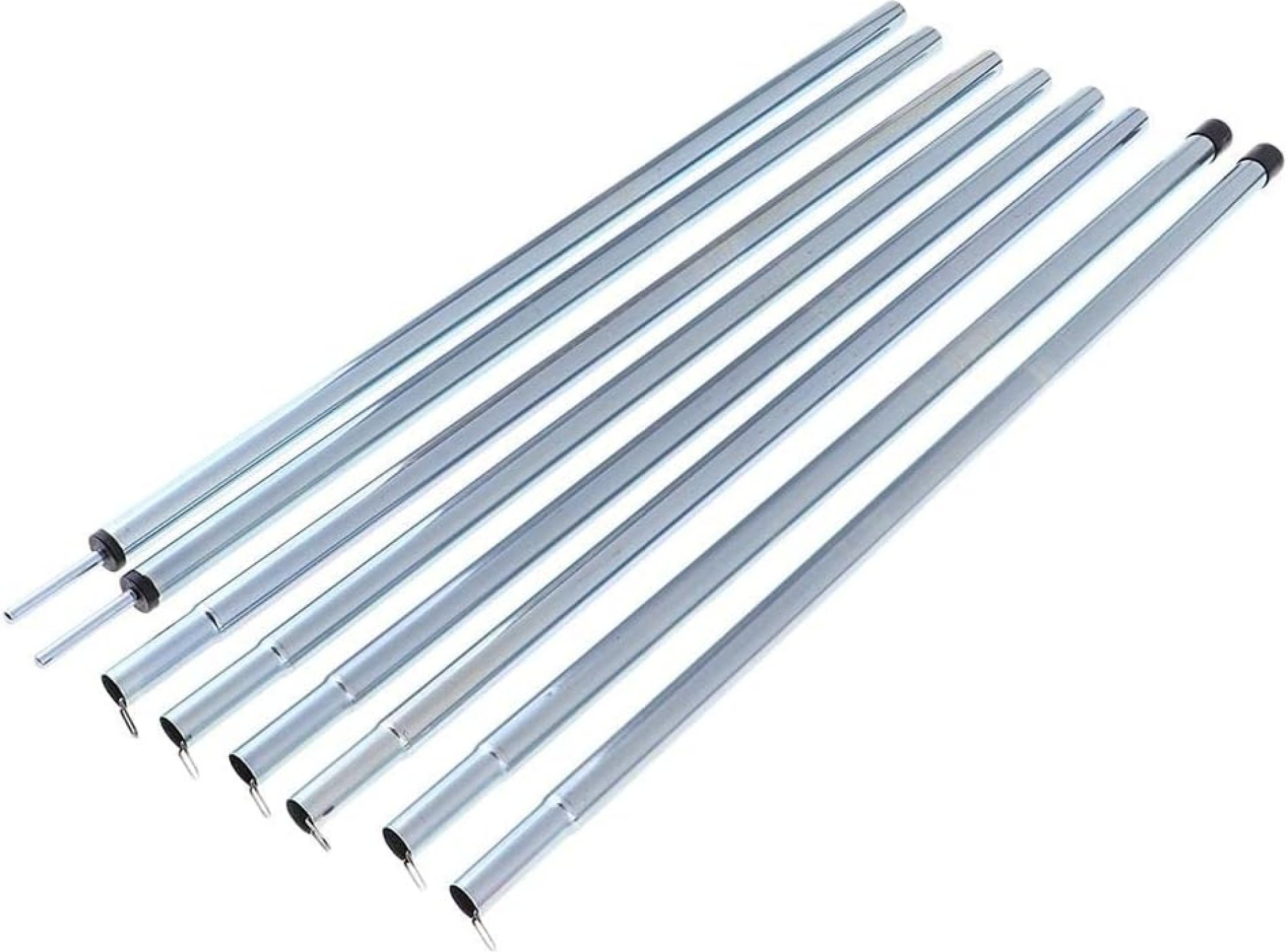 2Pcs 4 Section Tarp Shelter Canopy Tent Awning Support Rod Porch Iron Pole 2Pcs 4 Section Tarp Shelter Canopy Tent Awning Support Rod Porch Iron Pole
