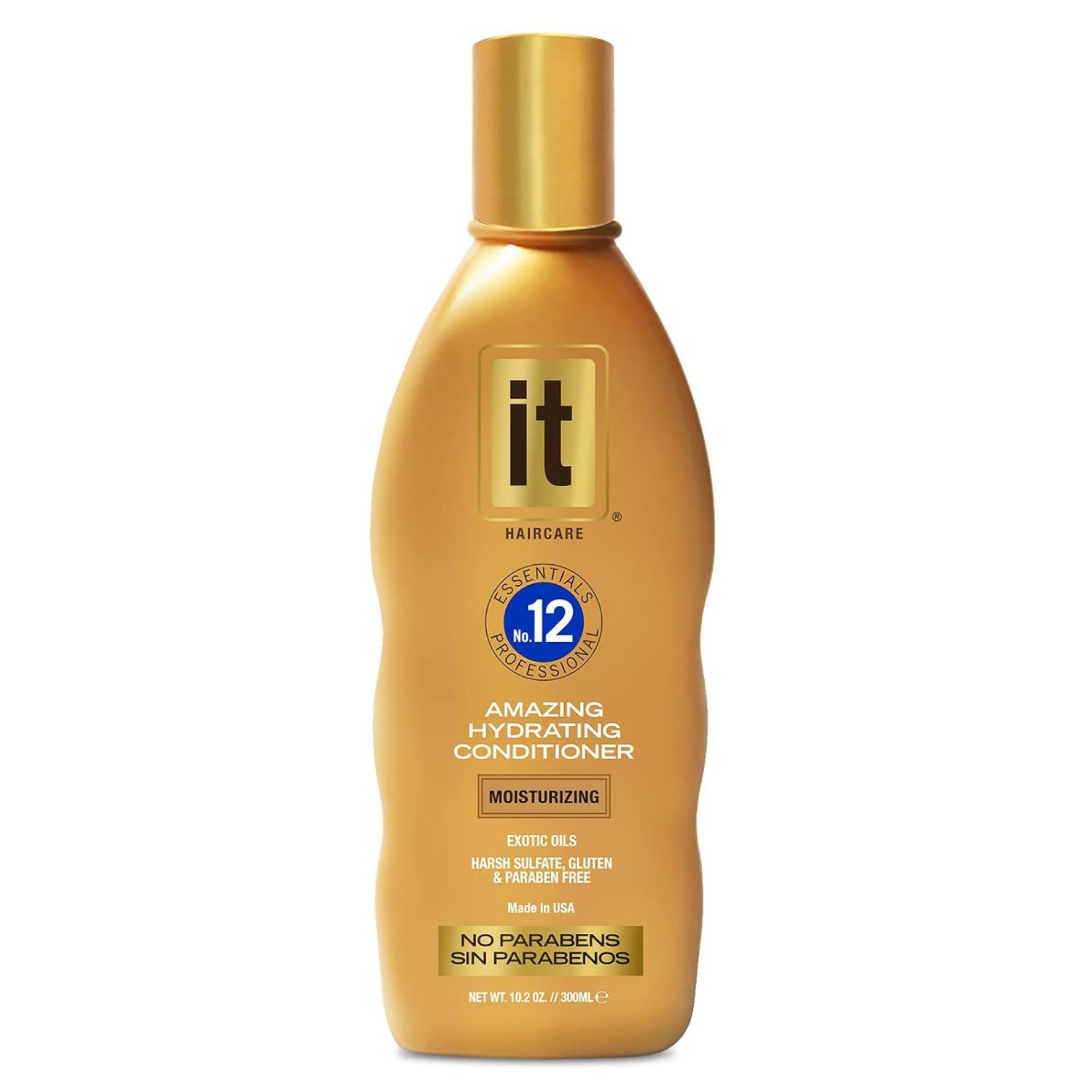 IT Essentials No. 12 Amazing Hydrating Conditioner Professional: All Hair Types Infused with Abyssinian Oil and Sunflower Oil to Repair Damaged Hair & Control Frizz IT Essentials No. 12 Amazing Hydrating Conditioner Professional: All Hair Types Infused with Abyssinian Oil and Sunflower Oil to Repair Damaged Hair & Control Frizz
