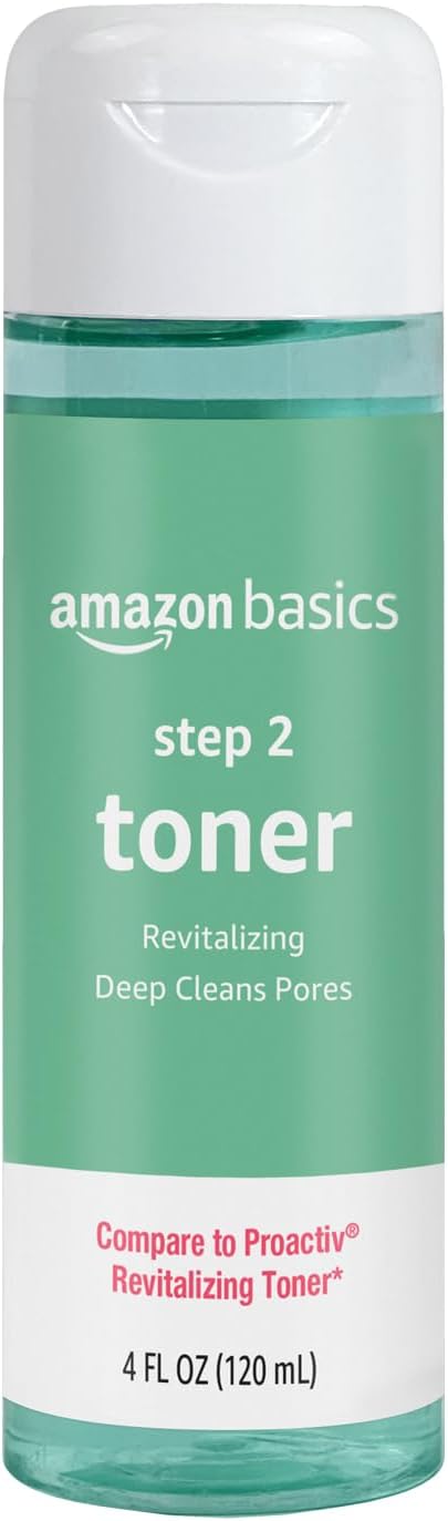 Amazon Basics 3-Step Acne Remedy System Toner, 4 Fluid Ounces, 1-Pack Amazon Basics 3-Step Acne Remedy System Toner, 4 Fluid Ounces, 1-Pack