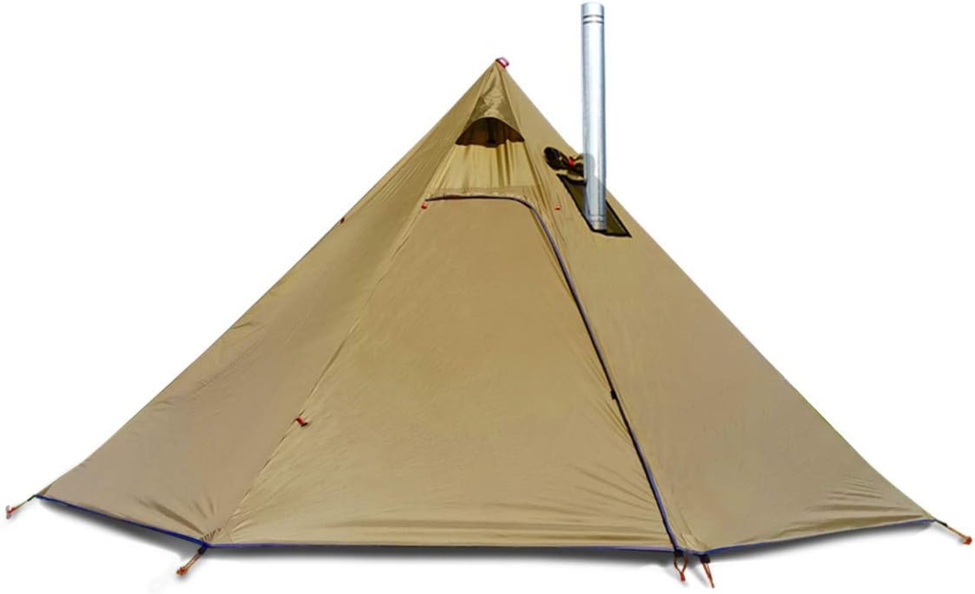4 Persons 5lb Lightweight Tipi Hot Tents with Stove Jack, 7’3″ Standing Room, Teepee Tent for Hunting Family Team Backpacking Camping Hiking 4 Persons 5lb Lightweight Tipi Hot Tents with Stove Jack, 7’3″ Standing Room, Teepee Tent for Hunting Family Team Backpacking Camping Hiking