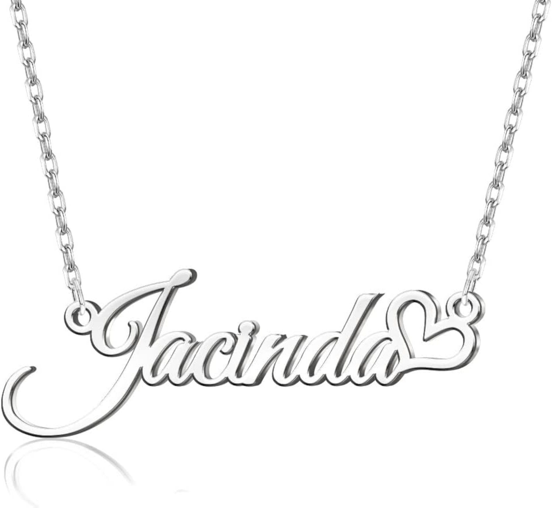 Custom Name Necklace Personalized Sterling Silver Necklaces for Women Customized Name Necklaces Pendant Jewelry Gifts for Women Custom Name Necklace Personalized Sterling Silver Necklaces for Women Customized Name Necklaces Pendant Jewelry Gifts for Women