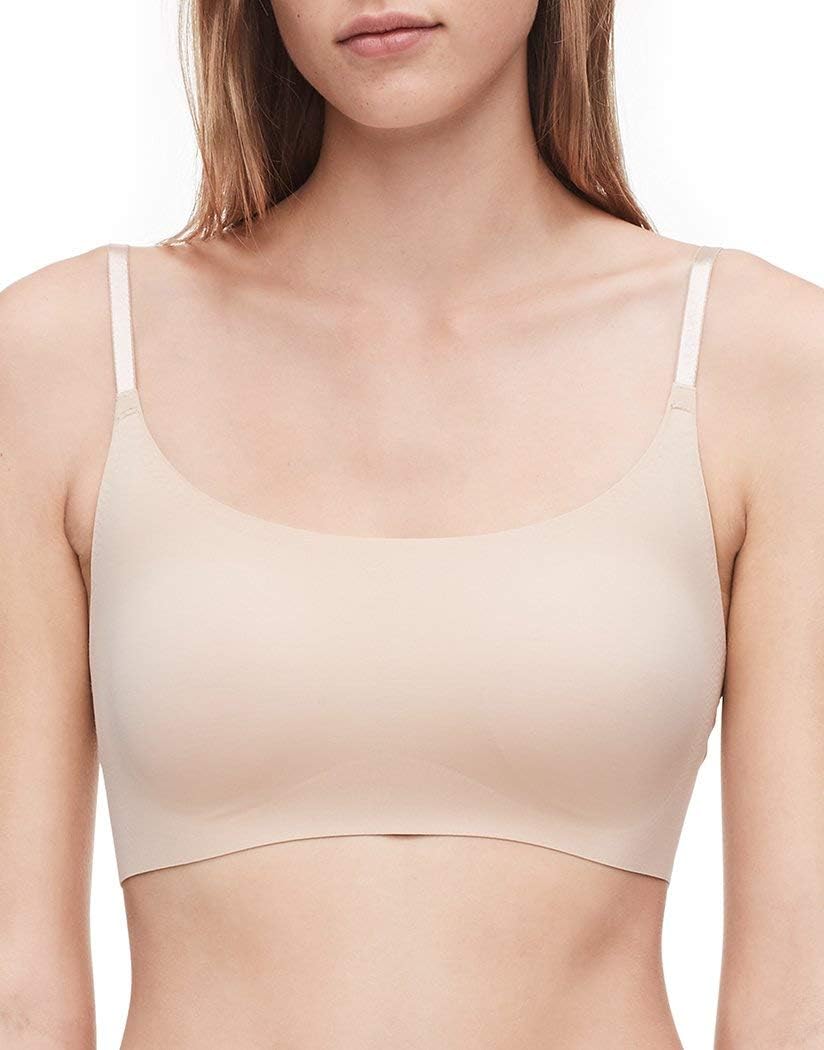 Calvin Klein Women’s Invisibles Comfort Seamless Adjustable Skinny Strap Bralette Bra Calvin Klein Women’s Invisibles Comfort Seamless Adjustable Skinny Strap Bralette Bra