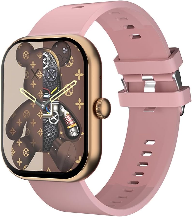 2.01″ HD, 320mAh and 128MB Smart Watch,Infrared True Blood Oxygen Monitor,with True Heart Rate, Blood Pressure, Sleep, IP68 Waterproof Fitness Tracker Compatible with Android iOS (Rose Gold) 2.01″ HD, 320mAh and 128MB Smart Watch,Infrared True Blood Oxygen Monitor,with True Heart Rate, Blood Pressure, Sleep, IP68 Waterproof Fitness Tracker Compatible with Android iOS (Rose Gold)