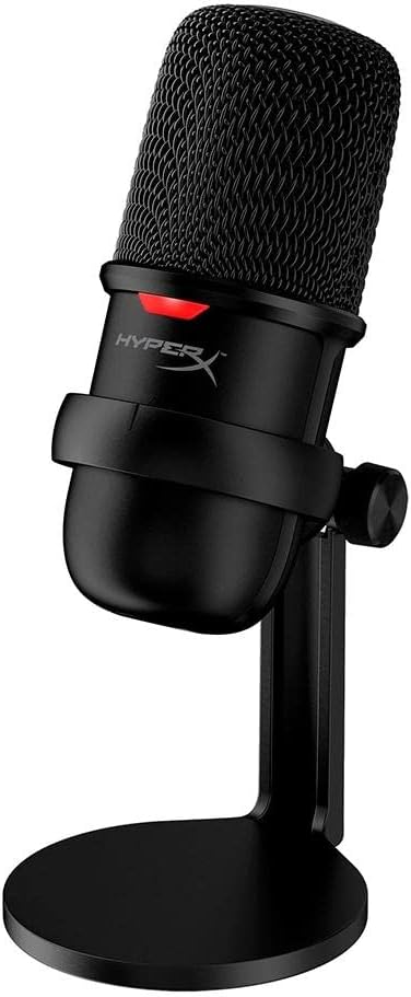 HyperX SoloCast – USB Condenser Gaming Microphone, for PC, PS4, PS5 and Mac, Tap-to-Mute Sensor, Cardioid Polar Pattern, great for Streaming, Podcasts, Twitch, YouTube, Discord,Black HyperX SoloCast – USB Condenser Gaming Microphone, for PC, PS4, PS5 and Mac, Tap-to-Mute Sensor, Cardioid Polar Pattern, great for Streaming, Podcasts, Twitch, YouTube, Discord,Black