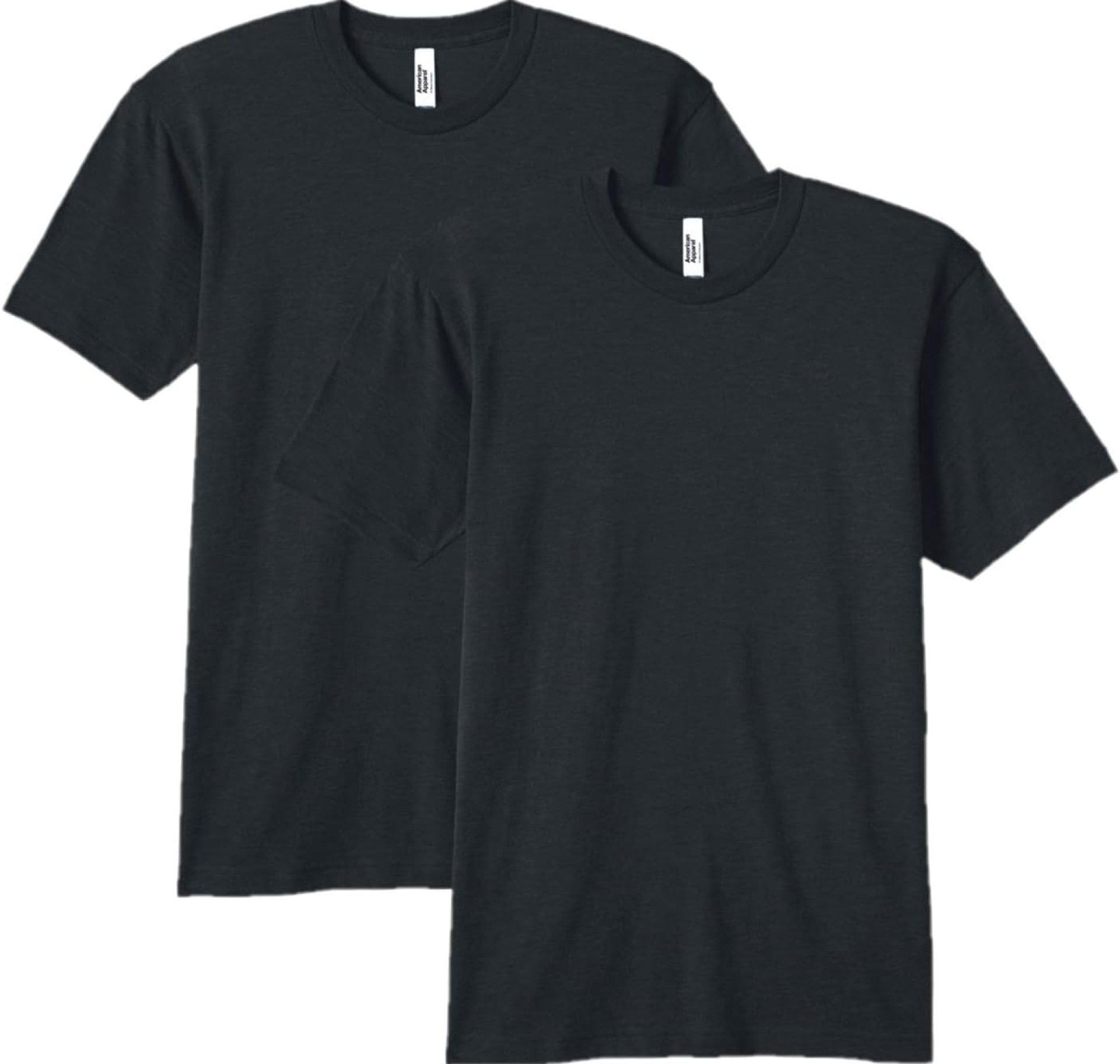 American Apparel Unisex Tri-Blend Track T-Shirt, Style GTR401, 2-Pack American Apparel Unisex Tri-Blend Track T-Shirt, Style GTR401, 2-Pack