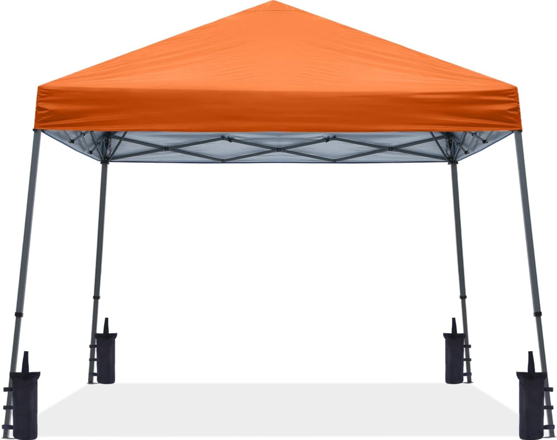 ABCCANOPY Stable Pop up Outdoor Canopy Tent 12 x 12 ft Base / 10 x 10 ft Top, Orange ABCCANOPY Stable Pop up Outdoor Canopy Tent 12 x 12 ft Base / 10 x 10 ft Top, Orange