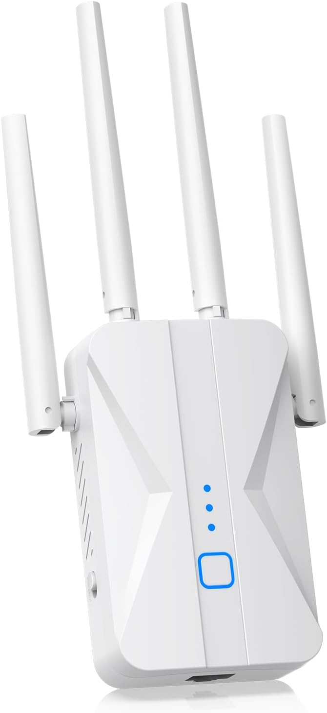 WiFi Extender Signal Booster, 2025 WiFi Extender AC1200Mbps Dual Band (5.8GHz/2.4GHz), WiFi Booster with Ethernet Port for Home Covers up to 10000 Sq.ft, Compatible with More Devices WiFi Extender Signal Booster, 2025 WiFi Extender AC1200Mbps Dual Band (5.8GHz/2.4GHz), WiFi Booster with Ethernet Port for Home Covers up to 10000 Sq.ft, Compatible with More Devices