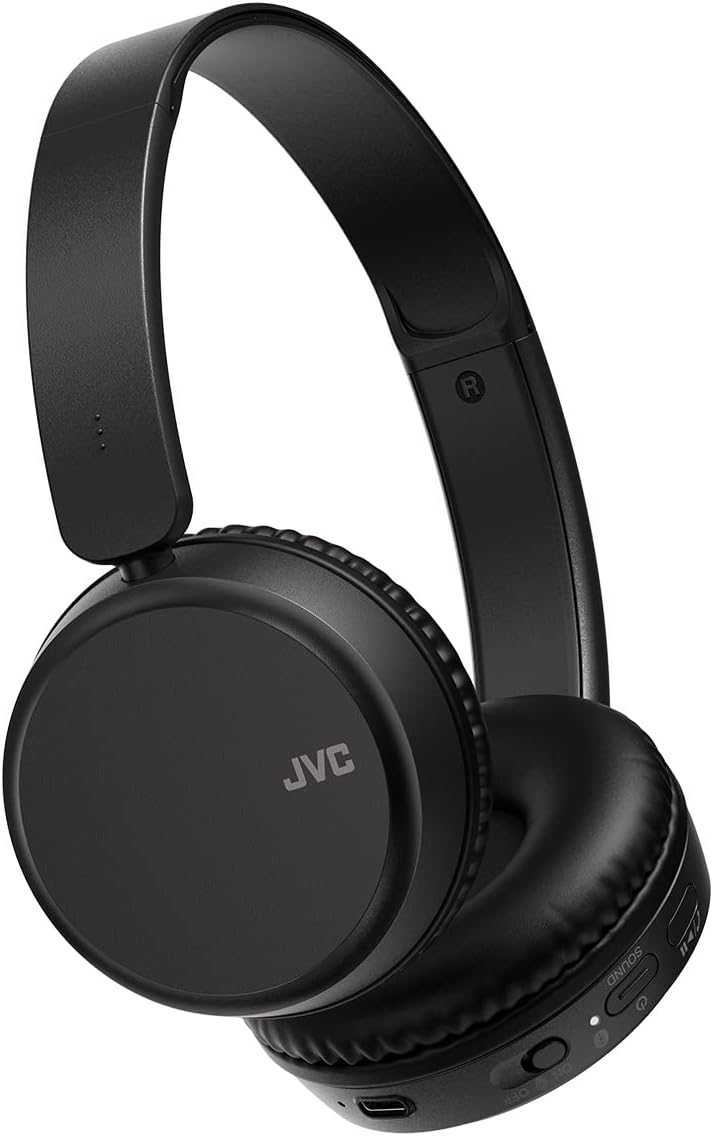JVC Deep Bass Wireless Headphones, Bluetooth 5.2, Built-in EQ (Bass/Clear/Normal), Multi-Point Connection, Voice Assistant Compatible, 35 Hour Battery Life – HAS36WB (Black) JVC Deep Bass Wireless Headphones, Bluetooth 5.2, Built-in EQ (Bass/Clear/Normal), Multi-Point Connection, Voice Assistant Compatible, 35 Hour Battery Life – HAS36WB (Black)