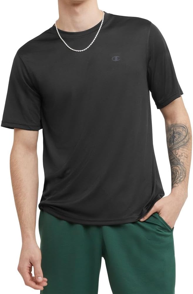 Champion Men’s Tshirt, Sport Tee, Moisture Wicking, Anti Odor, Athletic T-Shirt For Men Reg. Or Big & Tall Champion Men’s Tshirt, Sport Tee, Moisture Wicking, Anti Odor, Athletic T-Shirt For Men Reg. Or Big & Tall