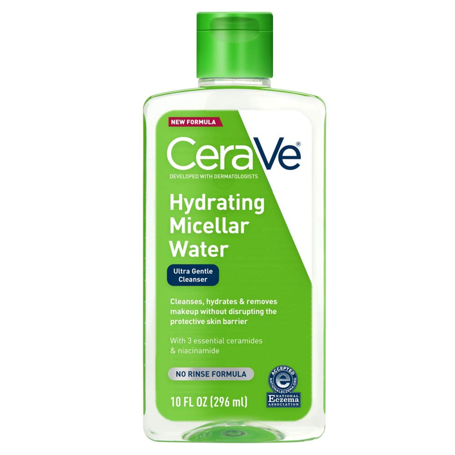 CeraVe Micellar Water, New & Improved Formula, Hydrating Facial Cleanser & Eye Makeup Remover, Fragrance Free & Non-Irritating, 10 Fl. Oz CeraVe Micellar Water, New & Improved Formula, Hydrating Facial Cleanser & Eye Makeup Remover, Fragrance Free & Non-Irritating, 10 Fl. Oz