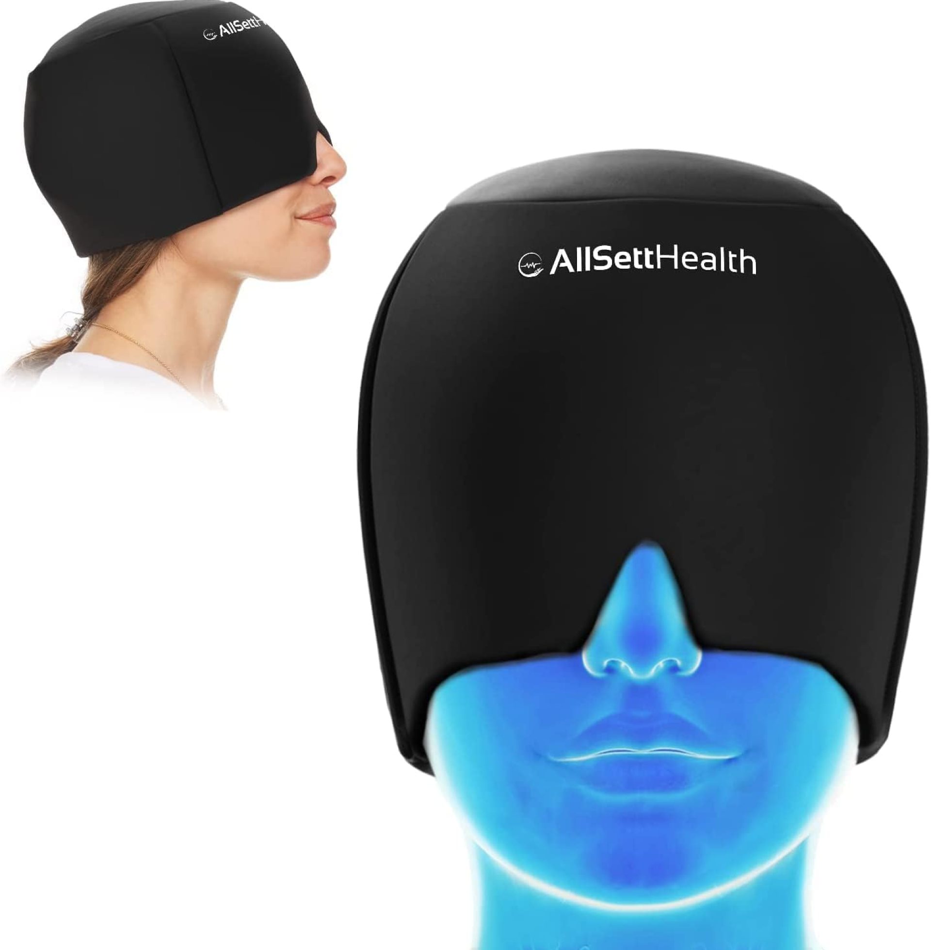 Migraine Relief Cap Ice Head Wrap Headache and Migraine Hat | Headache Relief with Hot/Cold Gel Head Ice Pack with Face and Eye Headache Mask Compress Black – FSA HSA Eligible Items Migraine Relief Cap Ice Head Wrap Headache and Migraine Hat | Headache Relief with Hot/Cold Gel Head Ice Pack with Face and Eye Headache Mask Compress Black – FSA HSA Eligible Items