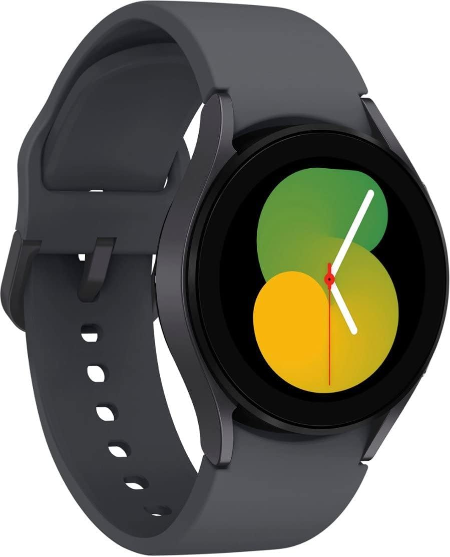 SAMSUNG Galaxy Watch 5 40mm Bluetooth Smartwatch w/Body, Health, Fitness and Sleep Tracker, Improved Battery, Sapphire Crystal Glass, Enhanced GPS Tracking, US Version, Gray (Renewed) SAMSUNG Galaxy Watch 5 40mm Bluetooth Smartwatch w/Body, Health, Fitness and Sleep Tracker, Improved Battery, Sapphire Crystal Glass, Enhanced GPS Tracking, US Version, Gray (Renewed)
