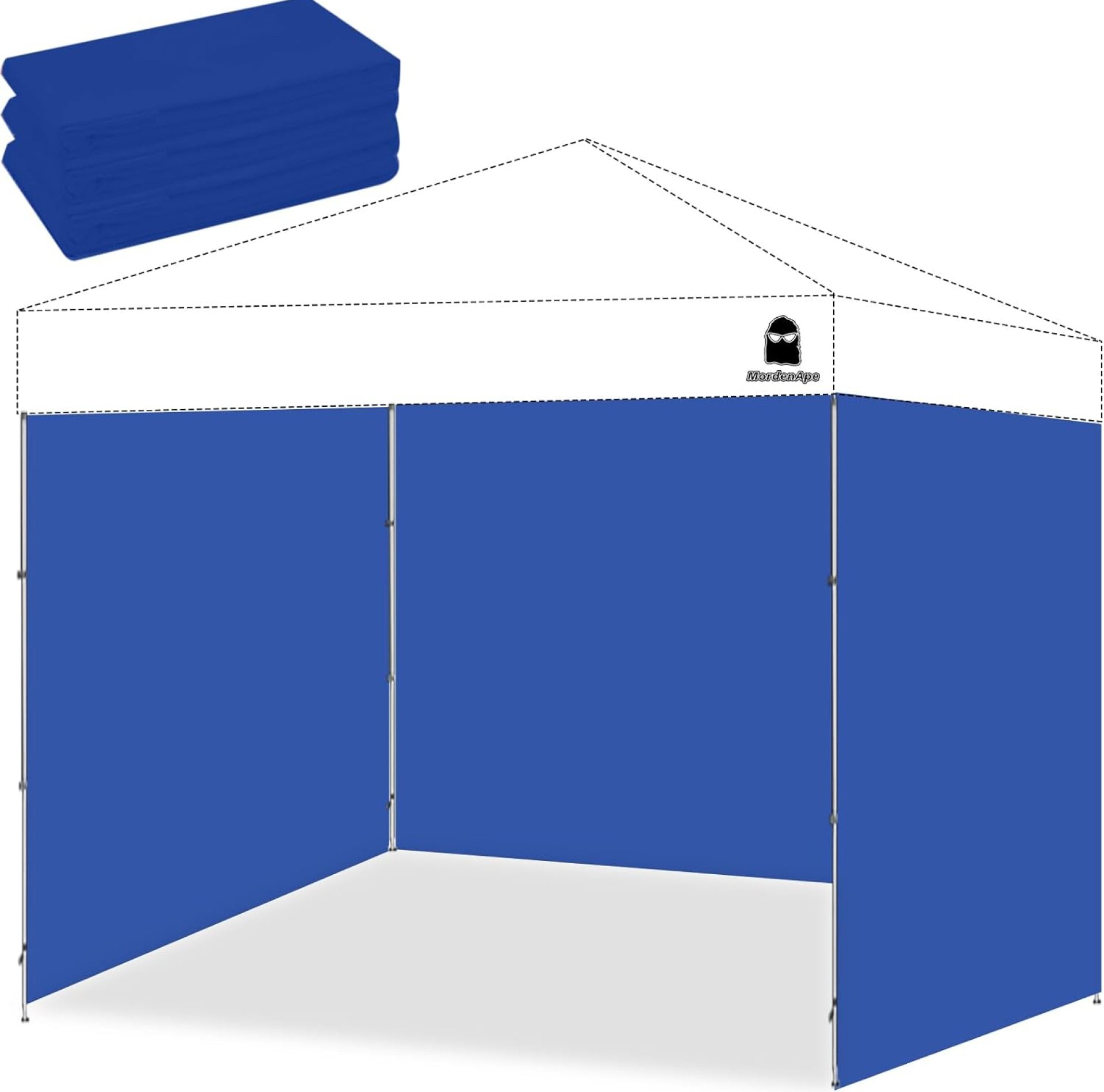 10×10 Pop Up Canopy Tent Sidewalls – Straight Leg Compatible, 300D Waterproof Polyester with 99% UV Protection, 3 Piece Royal Blue Wall Set 10×10 Pop Up Canopy Tent Sidewalls – Straight Leg Compatible, 300D Waterproof Polyester with 99% UV Protection, 3 Piece Royal Blue Wall Set