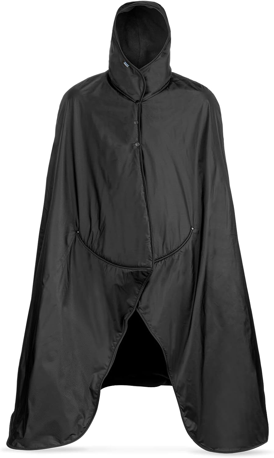 Mambe Extra Large Extreme Weather Hooded Blanket Black 100% Waterproof and Windproof with Premium Stuff Sack – Perfect for Watching Sports and Staying Warm Outdoors - Machine Washable Mambe Extra Large Extreme Weather Hooded Blanket Black 100% Waterproof and Windproof with Premium Stuff Sack – Perfect for Watching Sports and Staying Warm Outdoors - Machine Washable