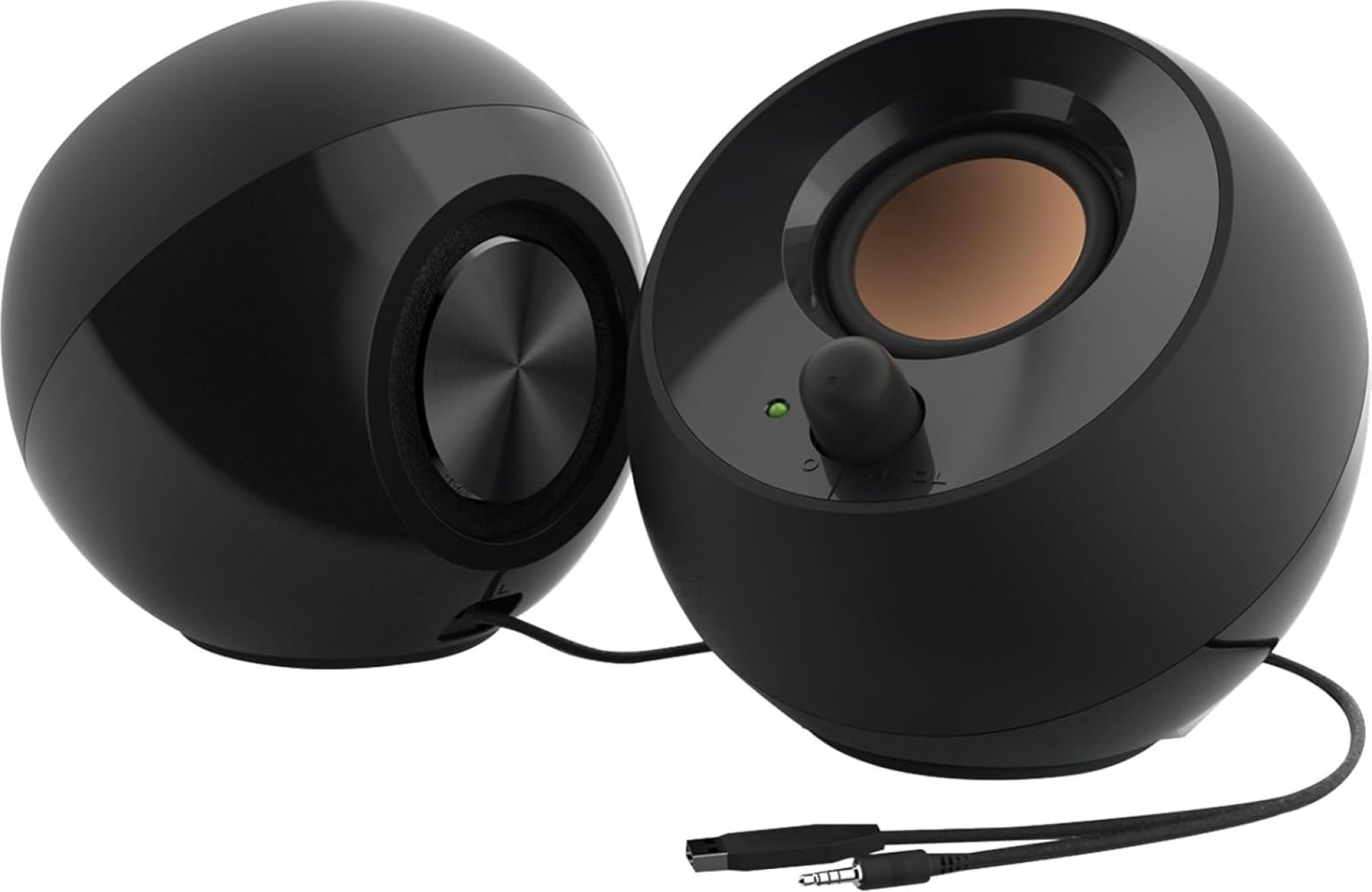 Creative Pebble 2.0 USB-Powered Desktop Speakers with Far-Field Drivers and Passive Radiators for Pcs and Laptops (Black) Creative Pebble 2.0 USB-Powered Desktop Speakers with Far-Field Drivers and Passive Radiators for Pcs and Laptops (Black)