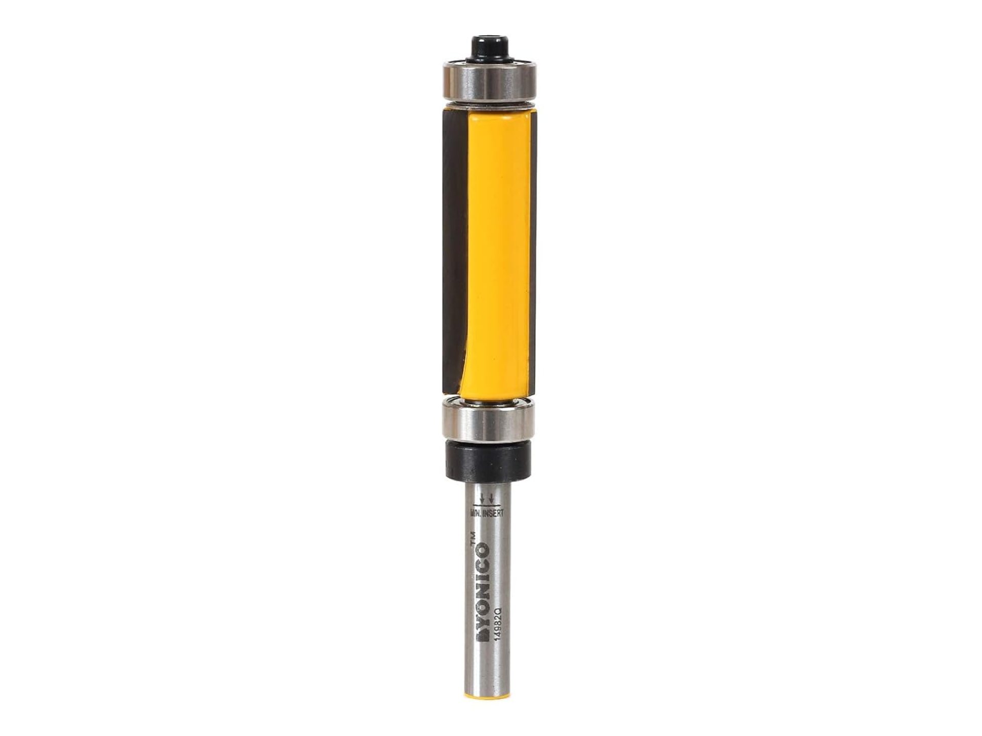YONICO Router Bits Pattern Bit Flush Trim Top and Bottom Bearing 1-1/2-Inch 1/4-Inch Shank 14982q YONICO Router Bits Pattern Bit Flush Trim Top and Bottom Bearing 1-1/2-Inch 1/4-Inch Shank 14982q