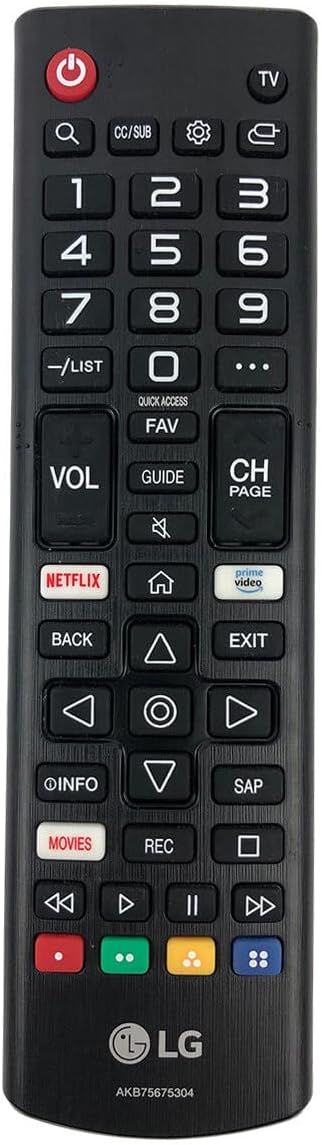 LG TV Remote Control AKB75675304 for Smart TVs Compatible with All Models 32LM5620BPUA 32LM570BPUA 32LM620BPUA 32LM630BPUB 32LM6350PUA 32LM639BPUB 43LM5700PUA 43LM6300PUB LG TV Remote Control AKB75675304 for Smart TVs Compatible with All Models 32LM5620BPUA 32LM570BPUA 32LM620BPUA 32LM630BPUB 32LM6350PUA 32LM639BPUB 43LM5700PUA 43LM6300PUB