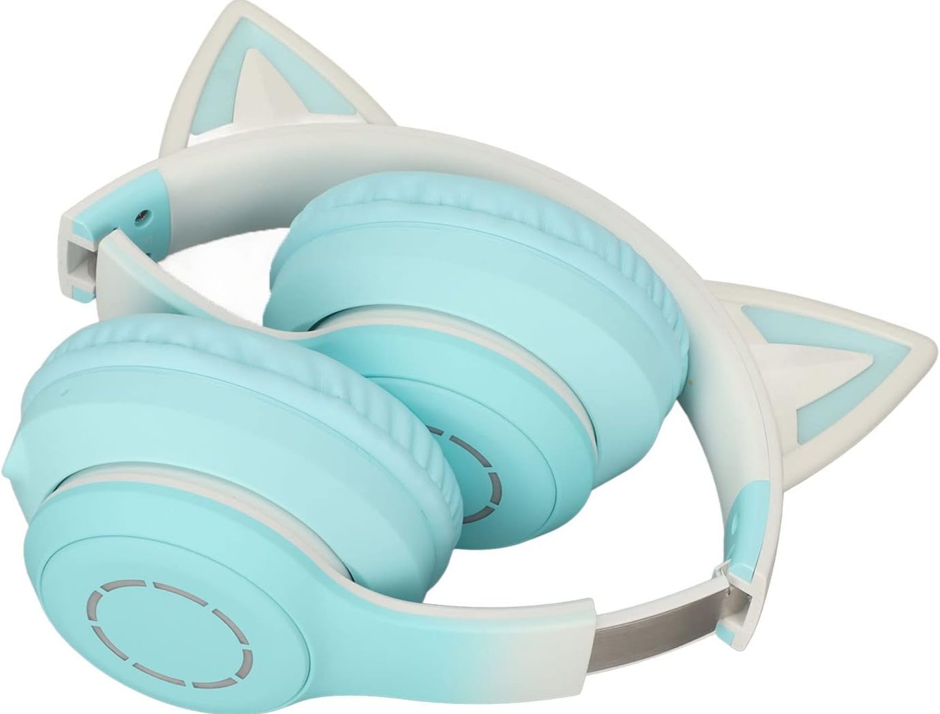 LED Cat Ear Bluetooth Gaming Headphones with Microphone, 7 Colors, Foldable no Wire Headset for Adults and Teens, Stereo Sound, Fast Charging, Bluetooth & 3.5mm Wired (Green) LED Cat Ear Bluetooth Gaming Headphones with Microphone, 7 Colors, Foldable no Wire Headset for Adults and Teens, Stereo Sound, Fast Charging, Bluetooth & 3.5mm Wired (Green)
