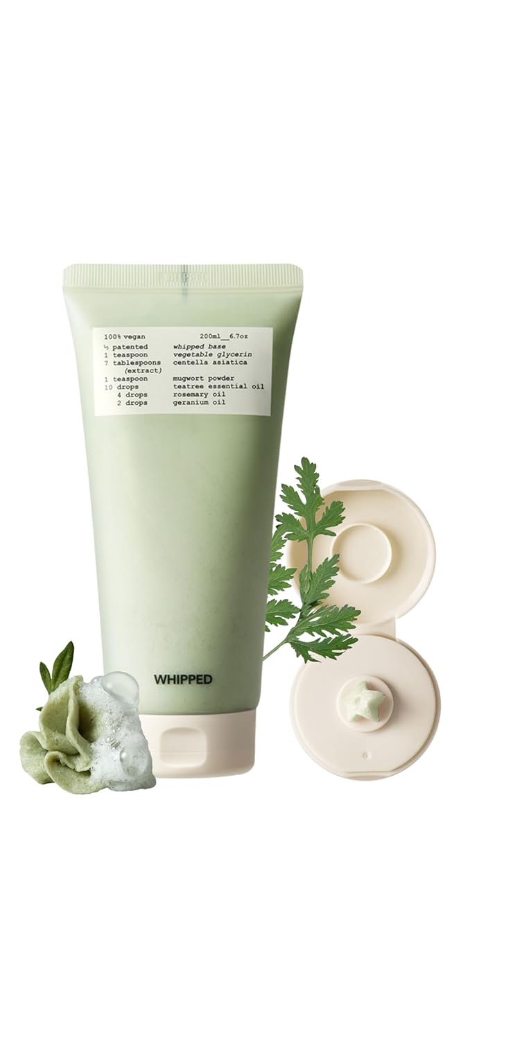 WHIPPED CREAM VEGAN CLEANSER MUGTREE – Mugwort & Tea Tree | For Oily Skin, Moisturizing Face Cleanser, Sebum & Pore Care, Niacinamide, Hyaluronic Acid | Korean Skincare, 200ml (6.76 fl. oz) WHIPPED CREAM VEGAN CLEANSER MUGTREE – Mugwort & Tea Tree | For Oily Skin, Moisturizing Face Cleanser, Sebum & Pore Care, Niacinamide, Hyaluronic Acid | Korean Skincare, 200ml (6.76 fl. oz)