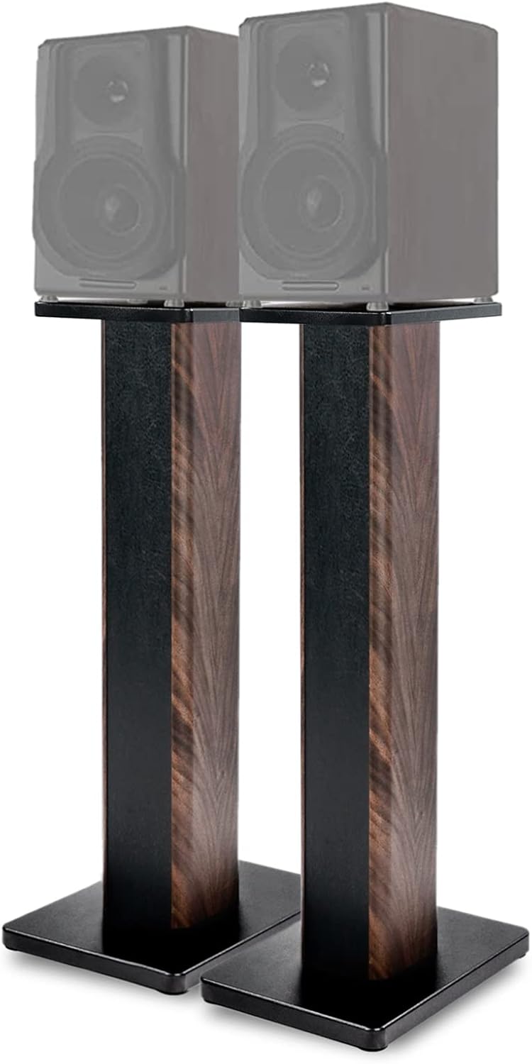 31.5 Inch (80CM) – Pair- Wood Speaker Stands for Home-Cinema HiFi Desktop and Satellite Speakers Monitor Stands, Enhanced Audio Listening Experience for Home Theaters 31.5 Inch (80CM) – Pair- Wood Speaker Stands for Home-Cinema HiFi Desktop and Satellite Speakers Monitor Stands, Enhanced Audio Listening Experience for Home Theaters