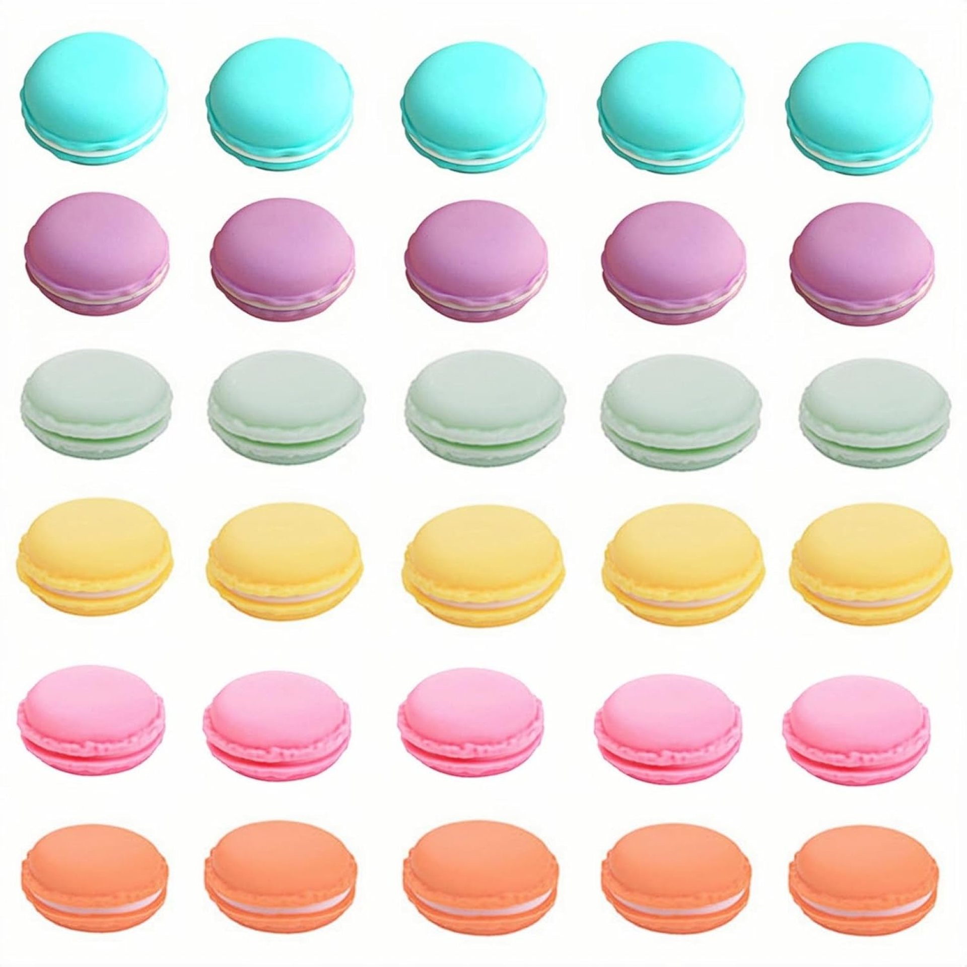 HAN SHENG 30 Pcs Cute Macaron Mini Storage Case Jewelry Box Case Jewelry Storage Container Earring Travel Organizer (Multicolor) HAN SHENG 30 Pcs Cute Macaron Mini Storage Case Jewelry Box Case Jewelry Storage Container Earring Travel Organizer (Multicolor)