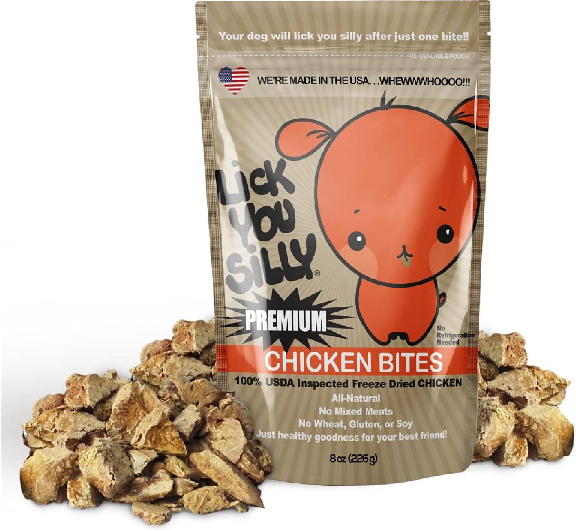 Freeze-Dried Chicken Liver Dog Treats | High-Protein Puppy Training Treats for Small, Medium, & Large Dogs | Grain-Free, All-Natural Pet Snacks | Made in The USA Freeze-Dried Chicken Liver Dog Treats | High-Protein Puppy Training Treats for Small, Medium, & Large Dogs | Grain-Free, All-Natural Pet Snacks | Made in The USA