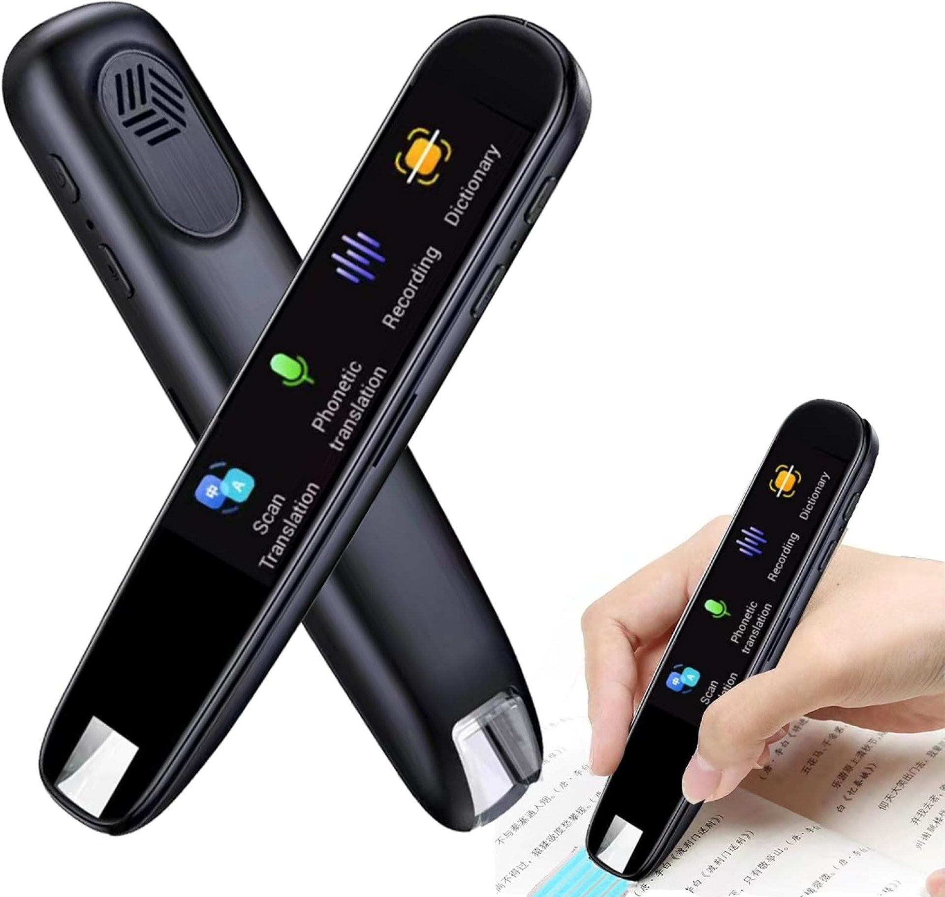 Traductor De Voz Instantaneo 2024, Amigo Language Translator Device No WiFi Needed, 112 Languages Translation Pen Traductor Inteligente,Real Time Translator Pen with WiFi/Offline/Photo Support (Black) Traductor De Voz Instantaneo 2024, Amigo Language Translator Device No WiFi Needed, 112 Languages Translation Pen Traductor Inteligente,Real Time Translator Pen with WiFi/Offline/Photo Support (Black)