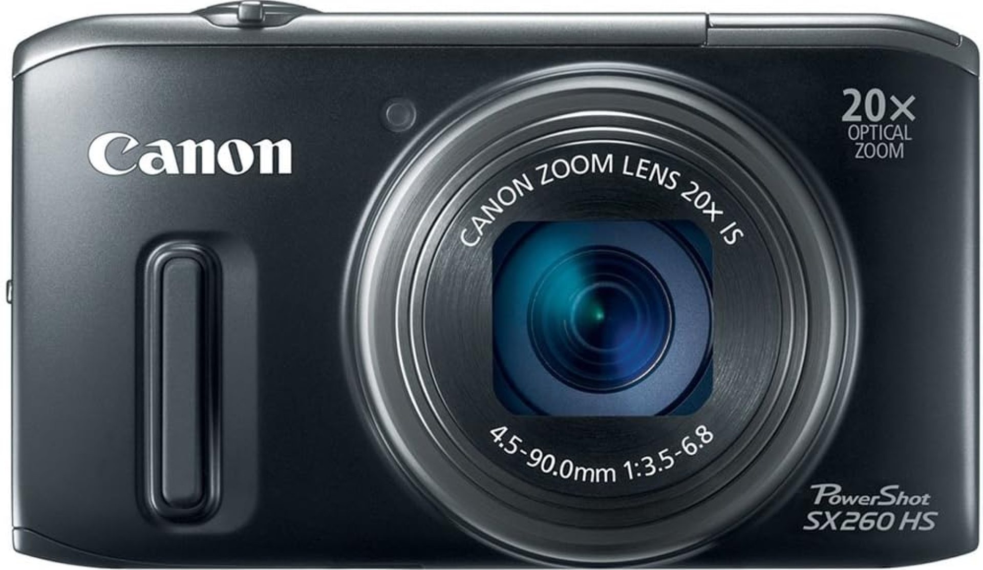 Canon PowerShot SX260 HS 12.1 MP CMOS Digital Camera with 20x Image Stabilized Zoom 25mm Wide-Angle Lens and 1080p Full-HD Video (Black) (OLD MODEL) (Renewed) Canon PowerShot SX260 HS 12.1 MP CMOS Digital Camera with 20x Image Stabilized Zoom 25mm Wide-Angle Lens and 1080p Full-HD Video (Black) (OLD MODEL) (Renewed)