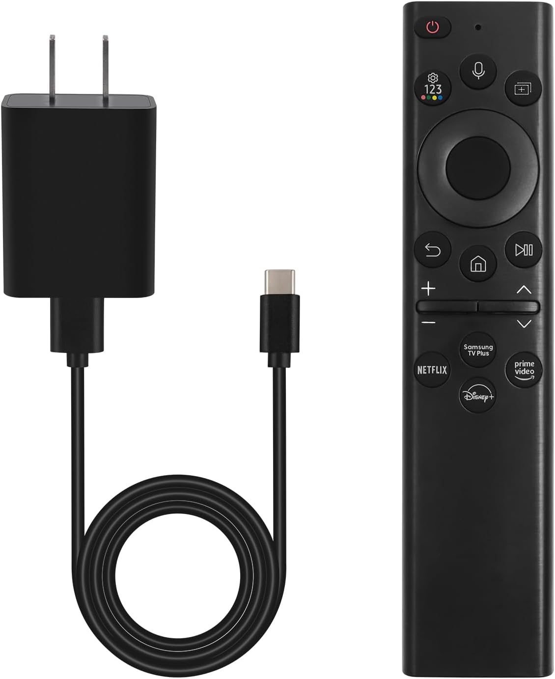 New BN59-01385A Solar Voice Remote Control for Samsung Smart TVs Compatible with Neo QLED,The Frame and Crystal UHD Series Comes with Type-C Charging Cable New BN59-01385A Solar Voice Remote Control for Samsung Smart TVs Compatible with Neo QLED,The Frame and Crystal UHD Series Comes with Type-C Charging Cable