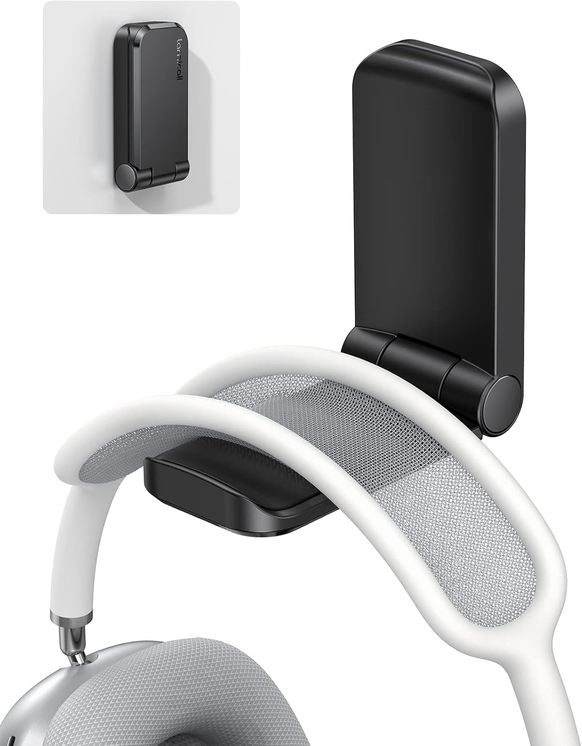 Lamicall Headphone Stand, Sticky Headset Hanger – Adhesive Headphone Holder Hook Mount, Headset Stand Holder Clip Under Desk, Earphone Clamp for Airpods Max, HyperX, Sennheiser, Black Lamicall Headphone Stand, Sticky Headset Hanger – Adhesive Headphone Holder Hook Mount, Headset Stand Holder Clip Under Desk, Earphone Clamp for Airpods Max, HyperX, Sennheiser, Black