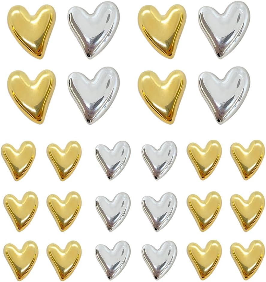 30 pcs Cute Love Heart Magnets Refrigerator Gold Refrigerator Magnets Home Kitchen Magnet Set Mini Magnets for Fridge Office Whiteboard Locker(Mix Colors) 30 pcs Cute Love Heart Magnets Refrigerator Gold Refrigerator Magnets Home Kitchen Magnet Set Mini Magnets for Fridge Office Whiteboard Locker(Mix Colors)