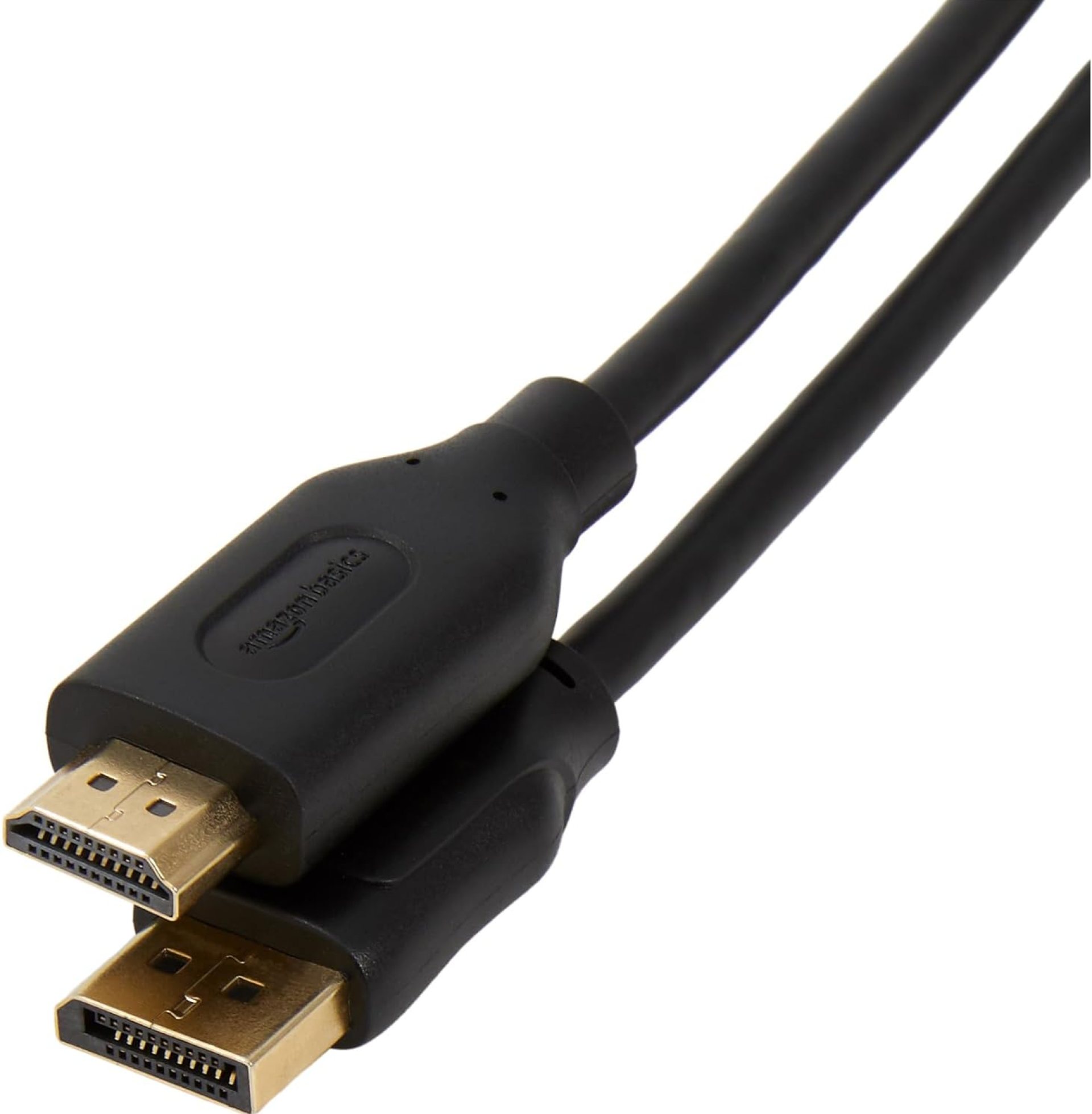 Amazon Basics DisplayPort to HDMI Display Cable, Uni-Directional, 4k@30Hz, 1920×1200, 1080p, Gold-Plated Computer Monitor Projector Plugs, 6 Foot – Pack of 10, Black Amazon Basics DisplayPort to HDMI Display Cable, Uni-Directional, 4k@30Hz, 1920×1200, 1080p, Gold-Plated Computer Monitor Projector Plugs, 6 Foot – Pack of 10, Black