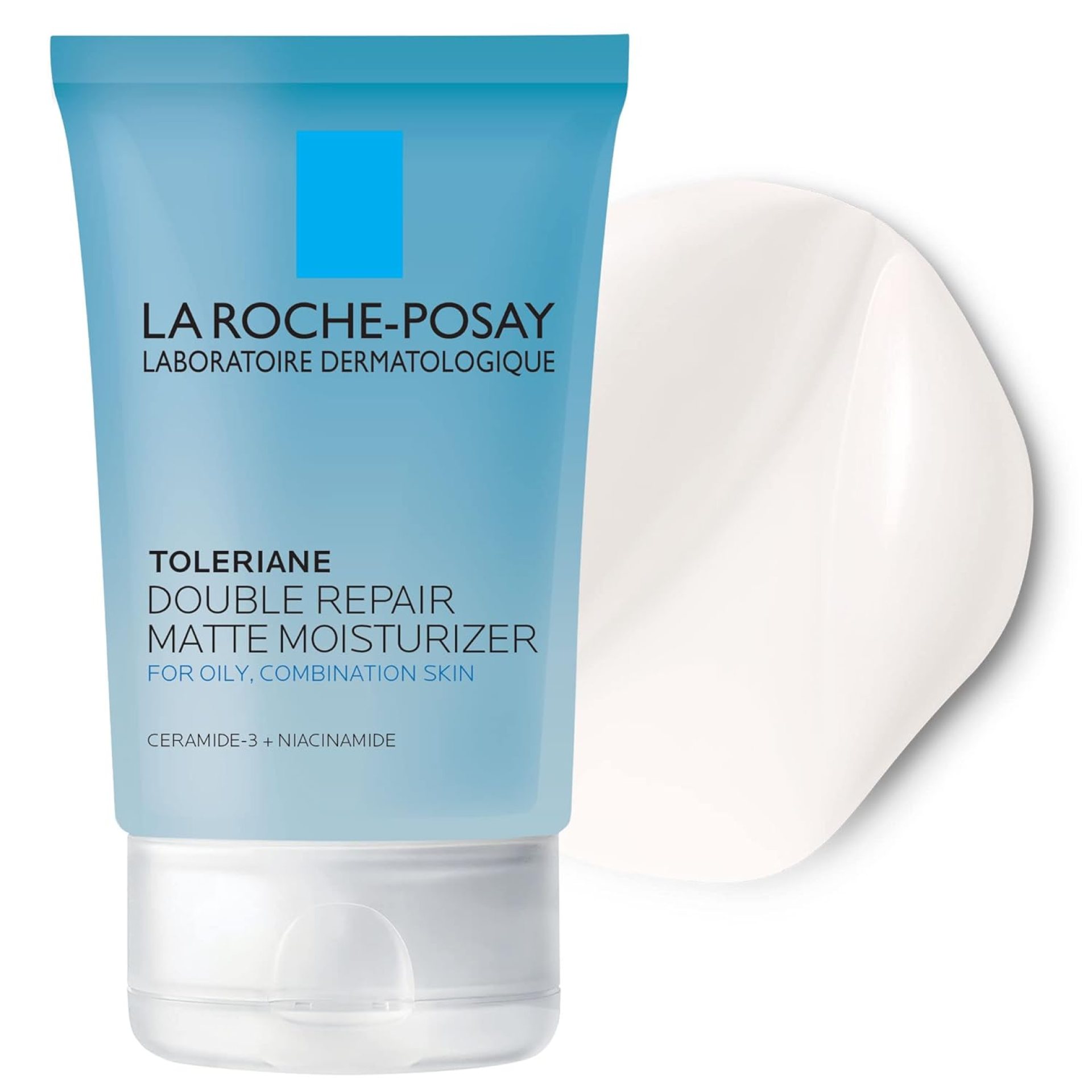 La Roche-Posay Toleriane Double Repair Matte Face Moisturizer, Daily Moisturizer For Oily Skin With Ceramide And Niacinamide For All Skin Tones, Oil Free, Non-Comedogenic La Roche-Posay Toleriane Double Repair Matte Face Moisturizer, Daily Moisturizer For Oily Skin With Ceramide And Niacinamide For All Skin Tones, Oil Free, Non-Comedogenic