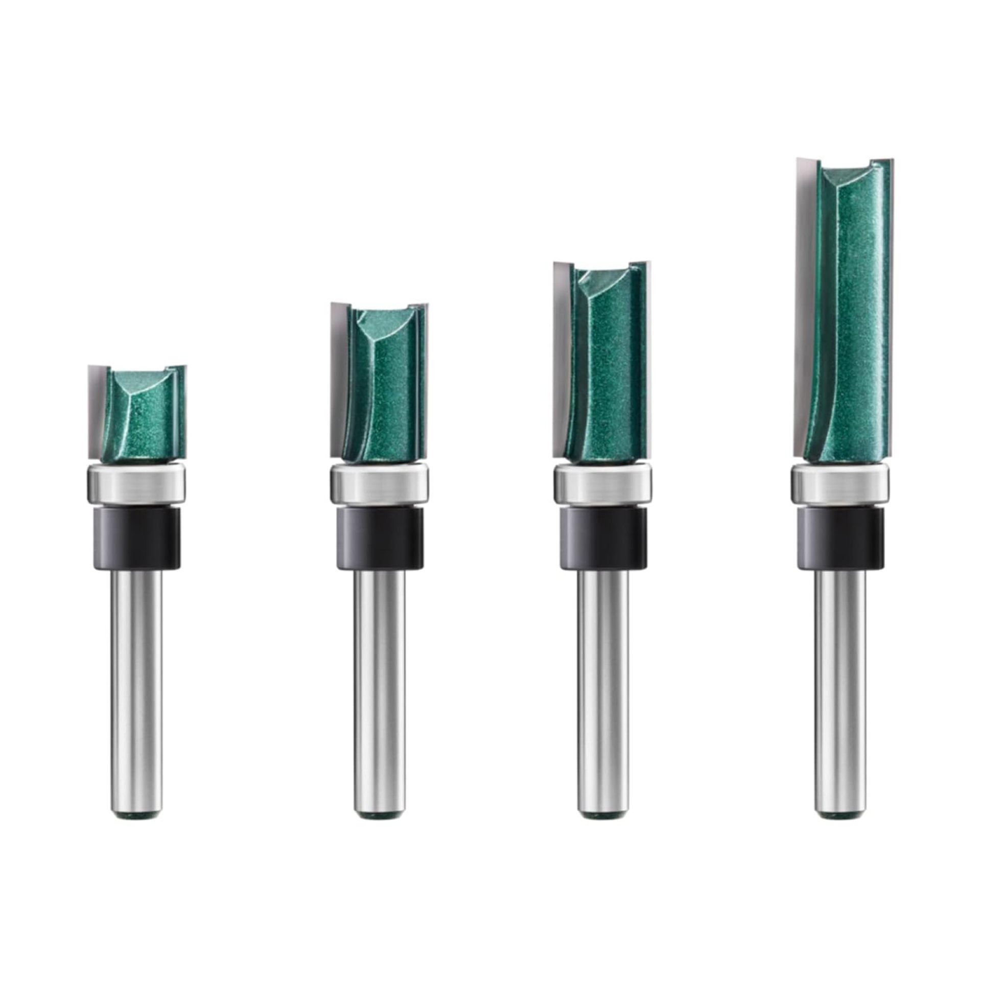 Pattern Flush Trim Router Bits 1/4 Shank, Bottom Bearing Pattern Router bit Set, 1/4 Flush Trim Cut Router Bits, Handy, Durable & Sharp for Home DIY Pattern Flush Trim Router Bits 1/4 Shank, Bottom Bearing Pattern Router bit Set, 1/4 Flush Trim Cut Router Bits, Handy, Durable & Sharp for Home DIY