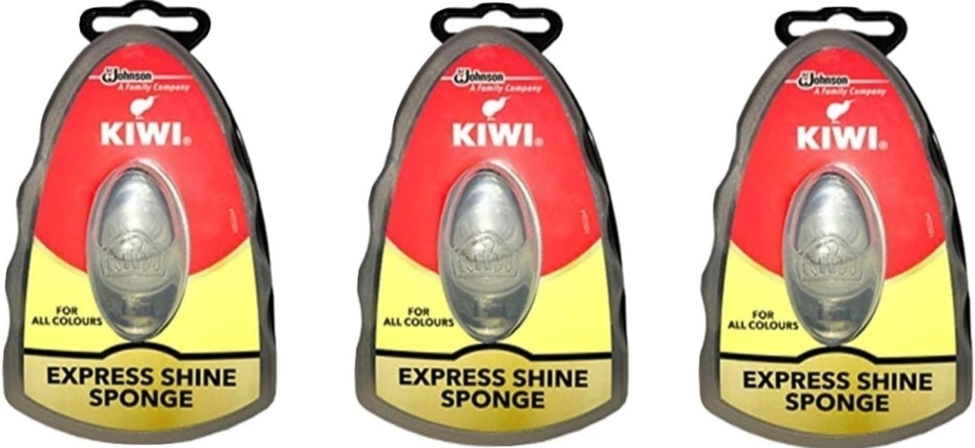 Kiwi Express Shoe Shine Sponge, Neutral, 0.2 Fl Oz (Pack of 3) Kiwi Express Shoe Shine Sponge, Neutral, 0.2 Fl Oz (Pack of 3)