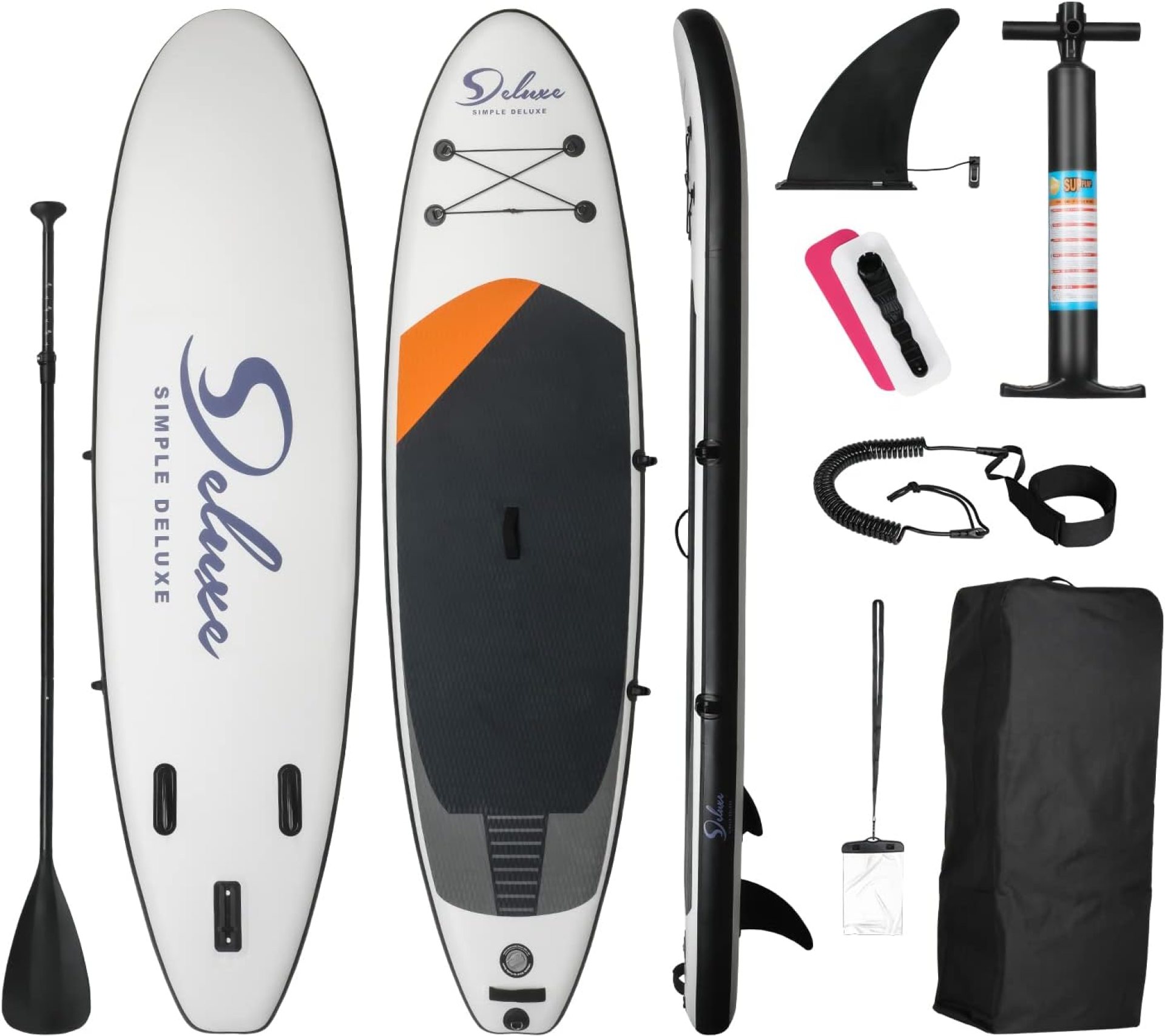 Inflatable Stand Up Paddle Board – Simple Deluxe Premium SUP for All Skill Levels,Paddle Boards for Adults & Youth, Blow Up Stand-Up Paddleboards with Accessories,Non-Slip Deck,Waterproof Bag Inflatable Stand Up Paddle Board – Simple Deluxe Premium SUP for All Skill Levels,Paddle Boards for Adults & Youth, Blow Up Stand-Up Paddleboards with Accessories,Non-Slip Deck,Waterproof Bag