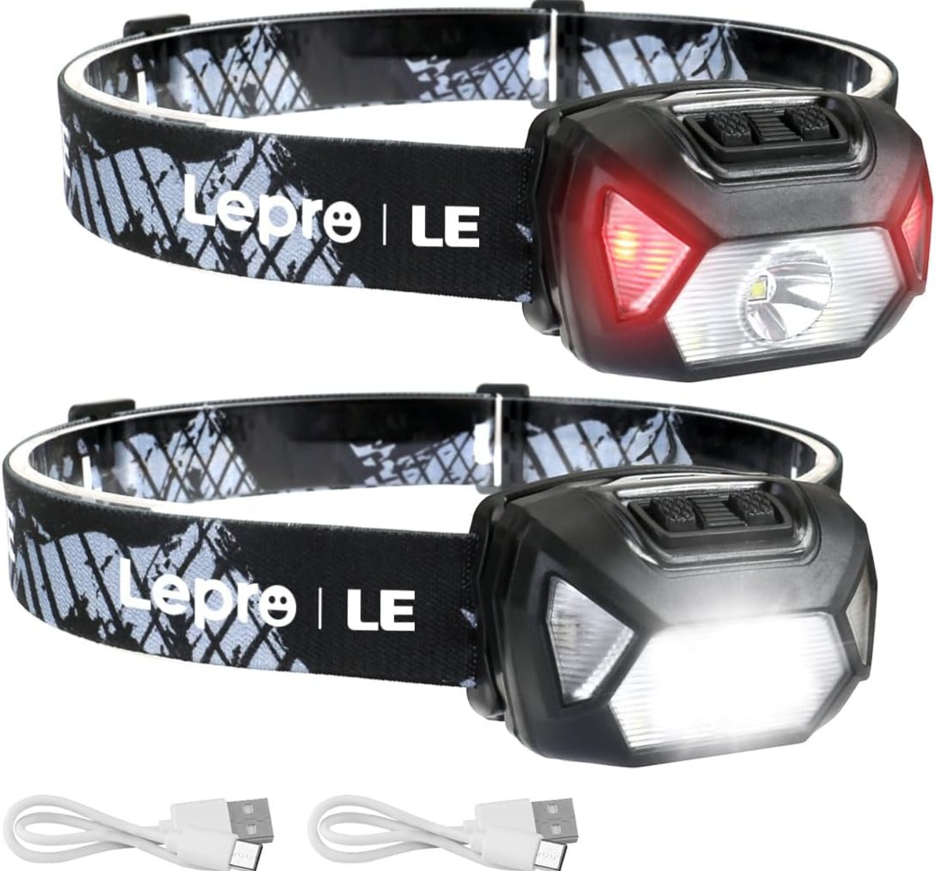 LE Headlamp Rechargeable, LED Head Lamp with 6 Modes for Camping & Hiking Gear Essentials, IPX4 Waterproof High Lumen Bright Headlight Flashlights with Adjustable Headband, USB Cable Included LE Headlamp Rechargeable, LED Head Lamp with 6 Modes for Camping & Hiking Gear Essentials, IPX4 Waterproof High Lumen Bright Headlight Flashlights with Adjustable Headband, USB Cable Included